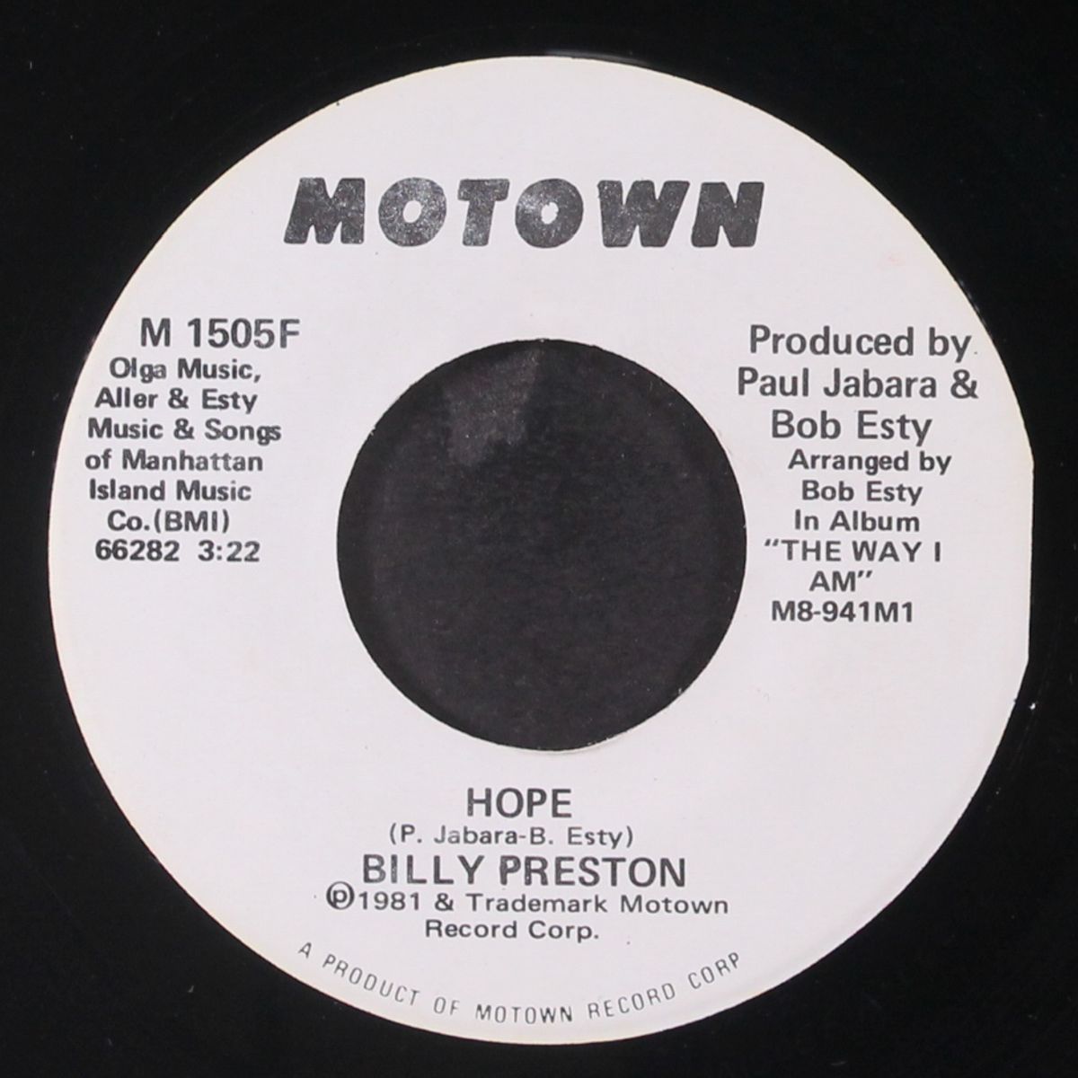 hope by BILLY PRESTON