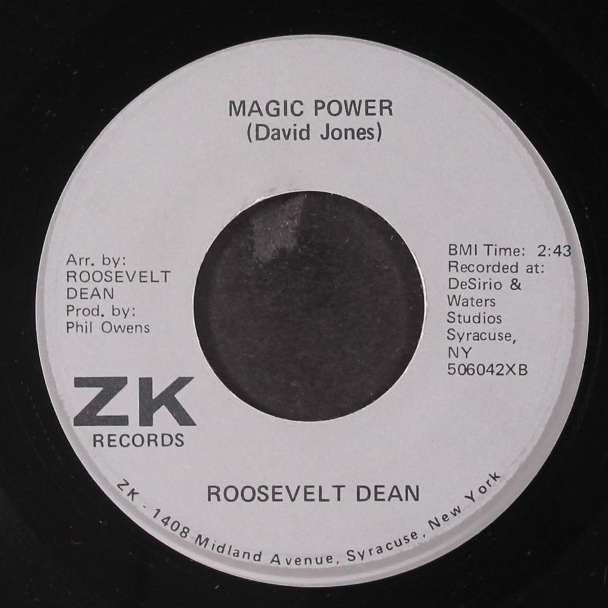 somewhere around georgia / magic power by ROOSEVELT DEAN
