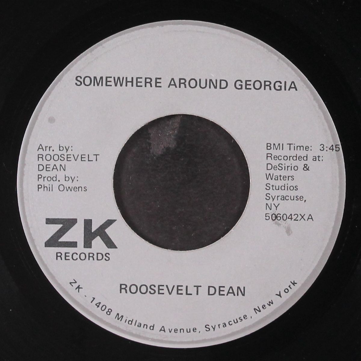 somewhere around georgia / magic power by ROOSEVELT DEAN