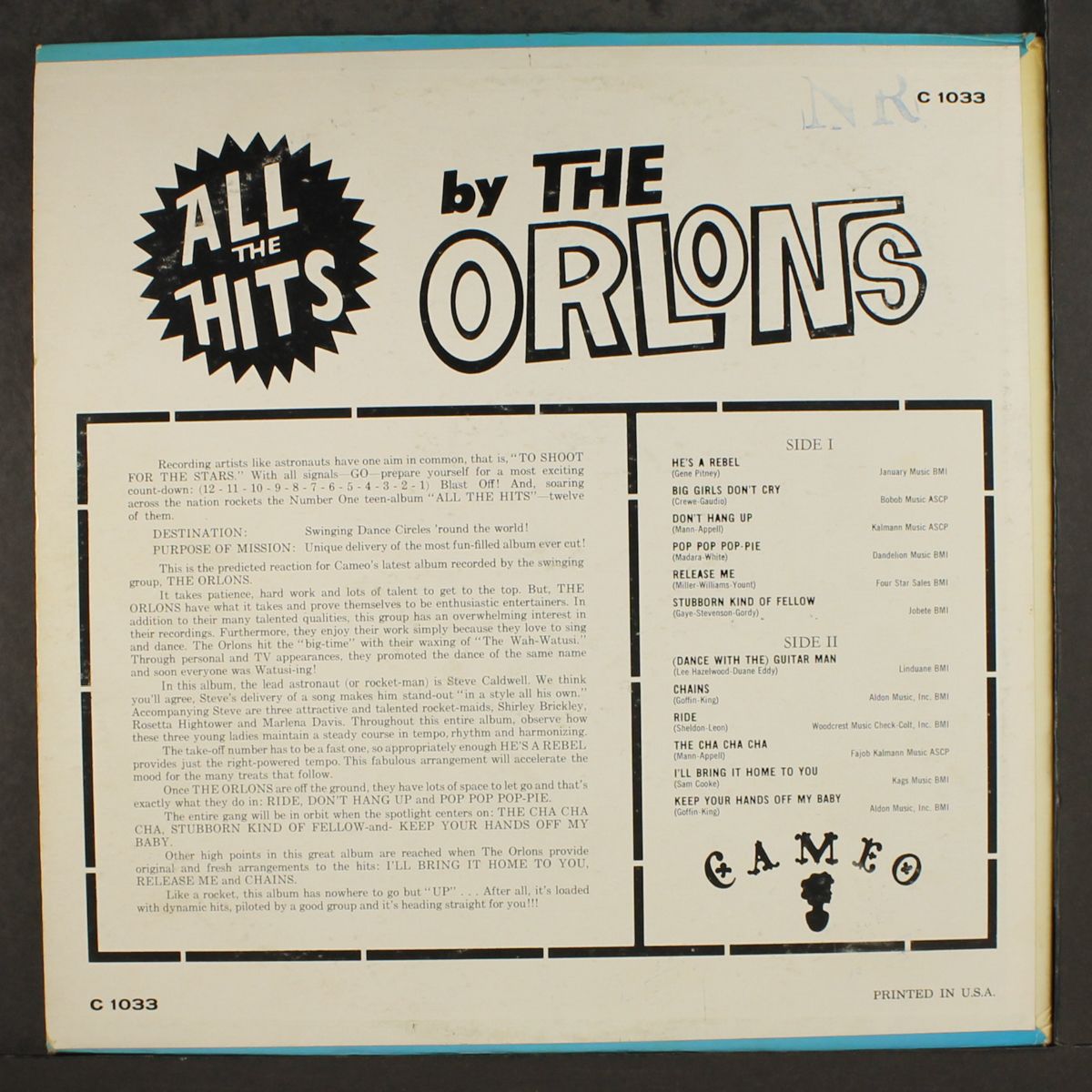 all the hits by ORLONS