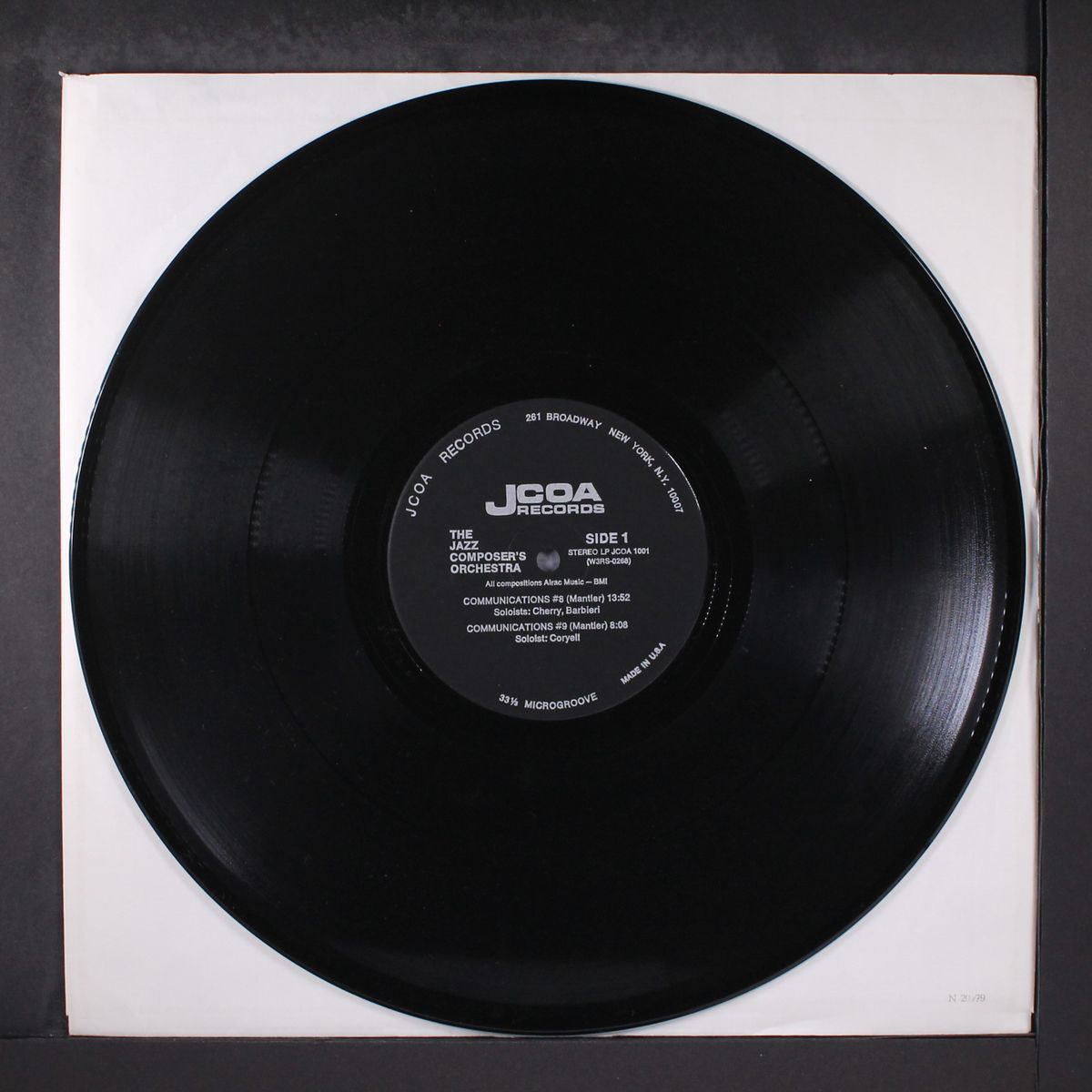 the jazz composer's orchestra by JAZZ COMPOSER'S ORCHESTRA