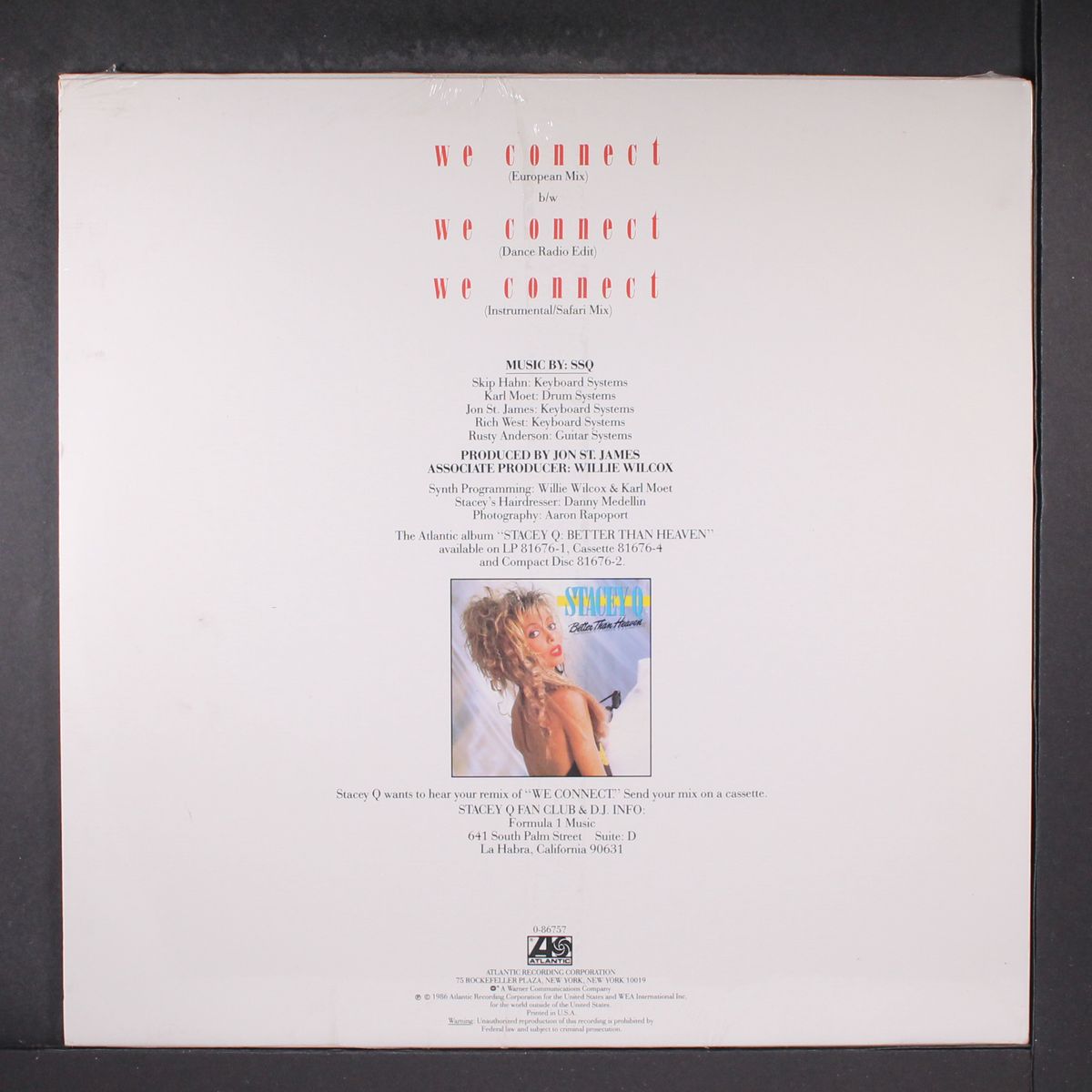 we connect by STACEY Q