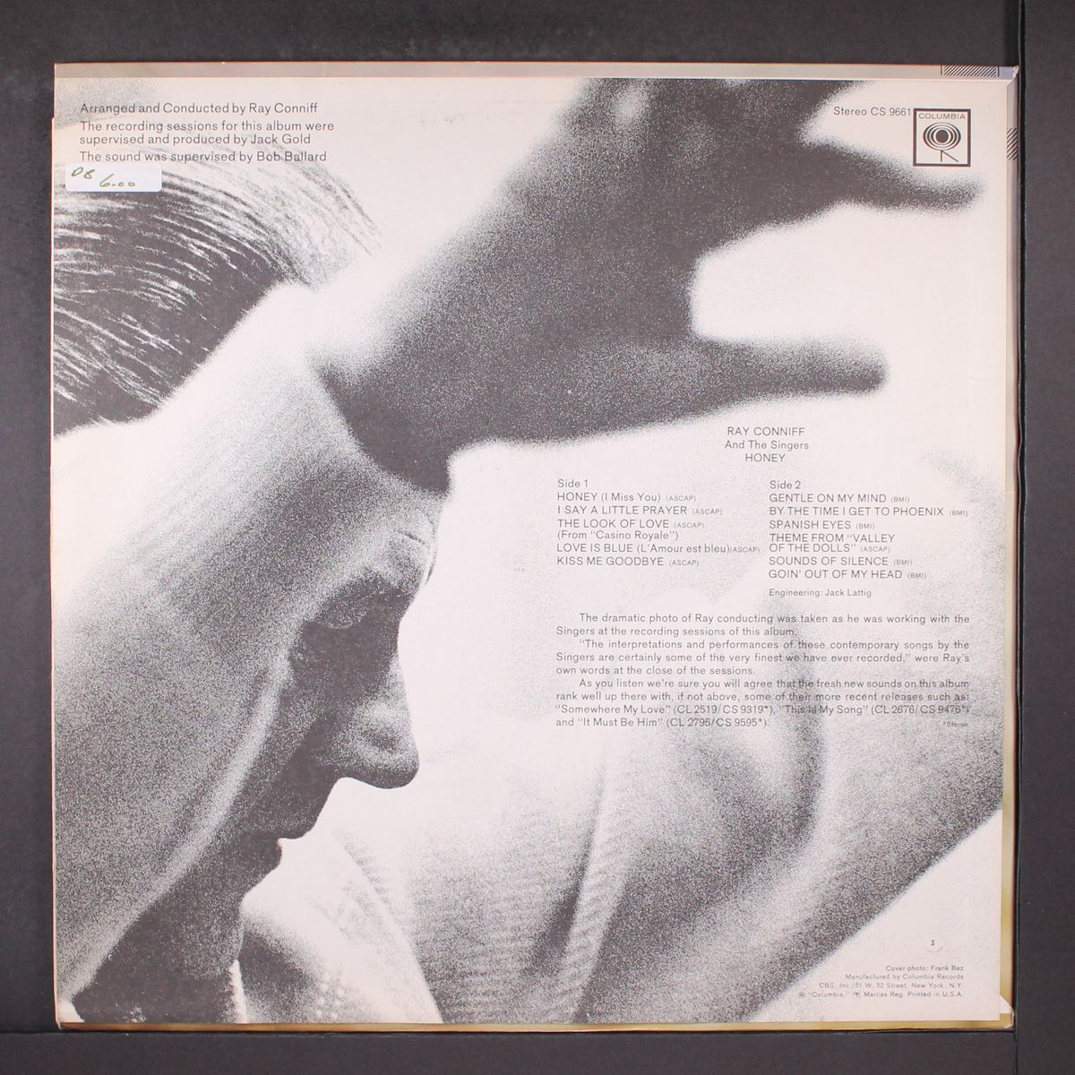 honey by RAY CONNIFF