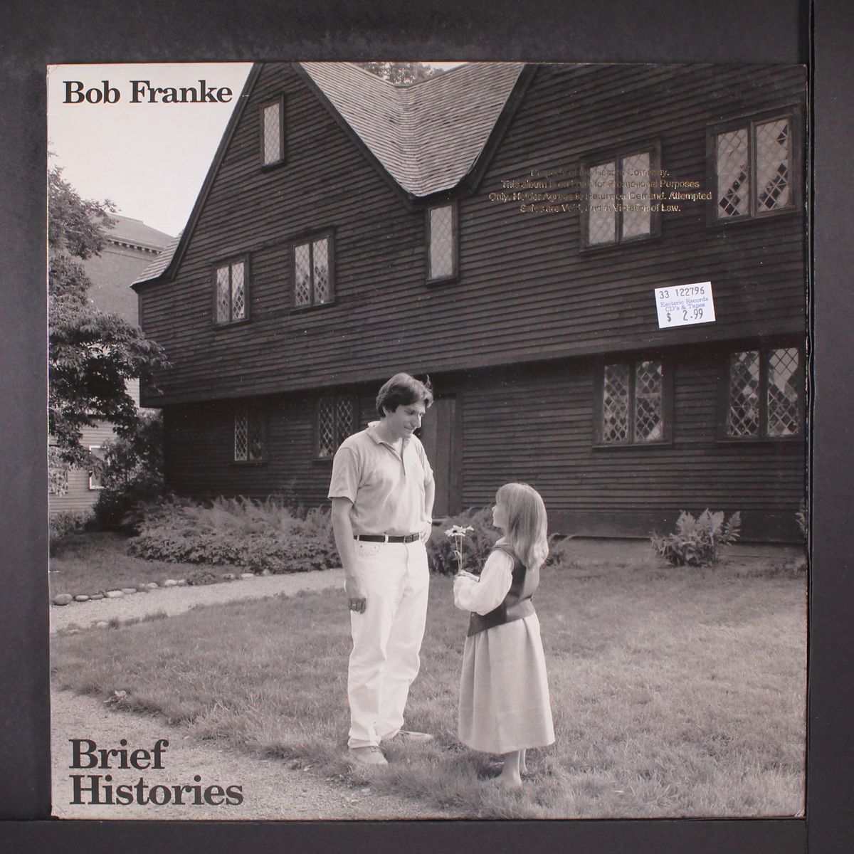 brief histories by BOB FRANKE