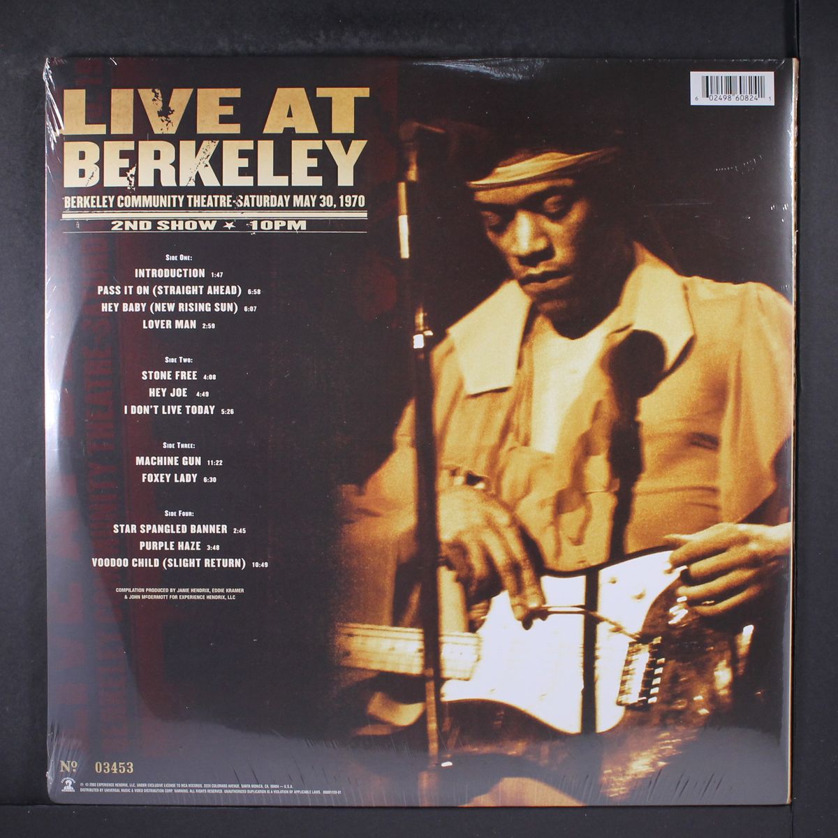 live at berkeley by JIMI HENDRIX