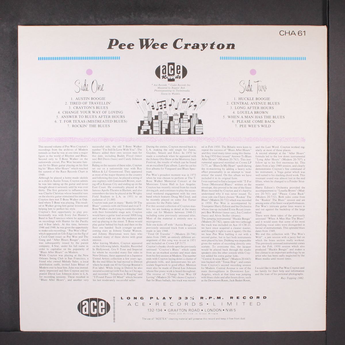 rocking down on central avenue by PEE WEE CRAYTON