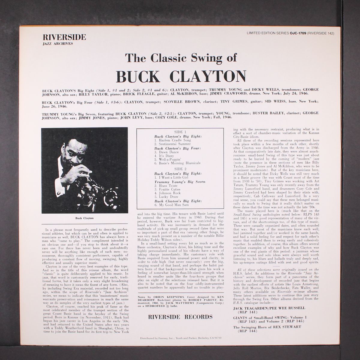 the classic swing of by BUCK CLAYTON
