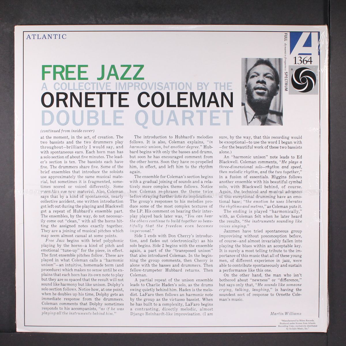 free jazz by ORNETTE COLEMAN
