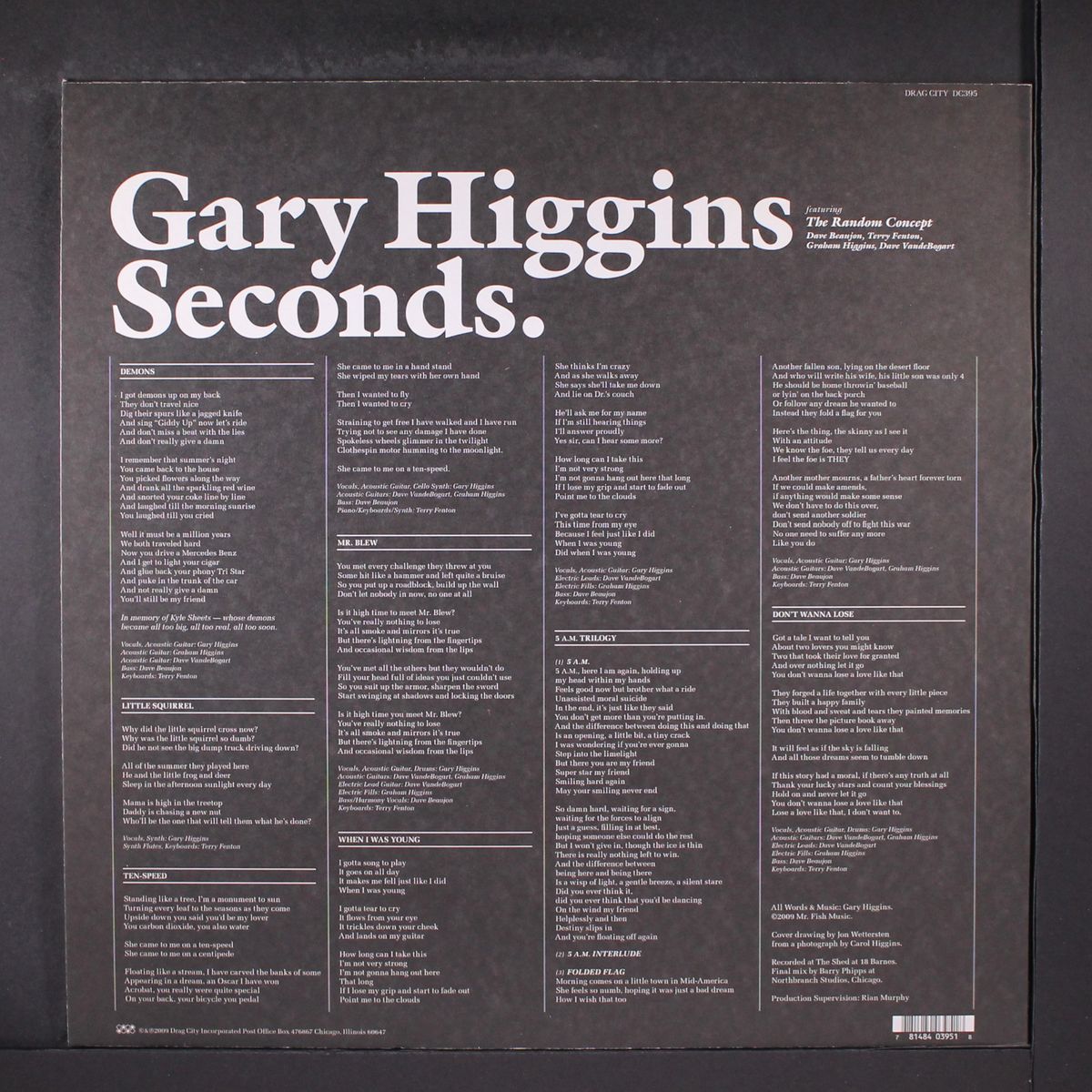 seconds by GARY HIGGINS