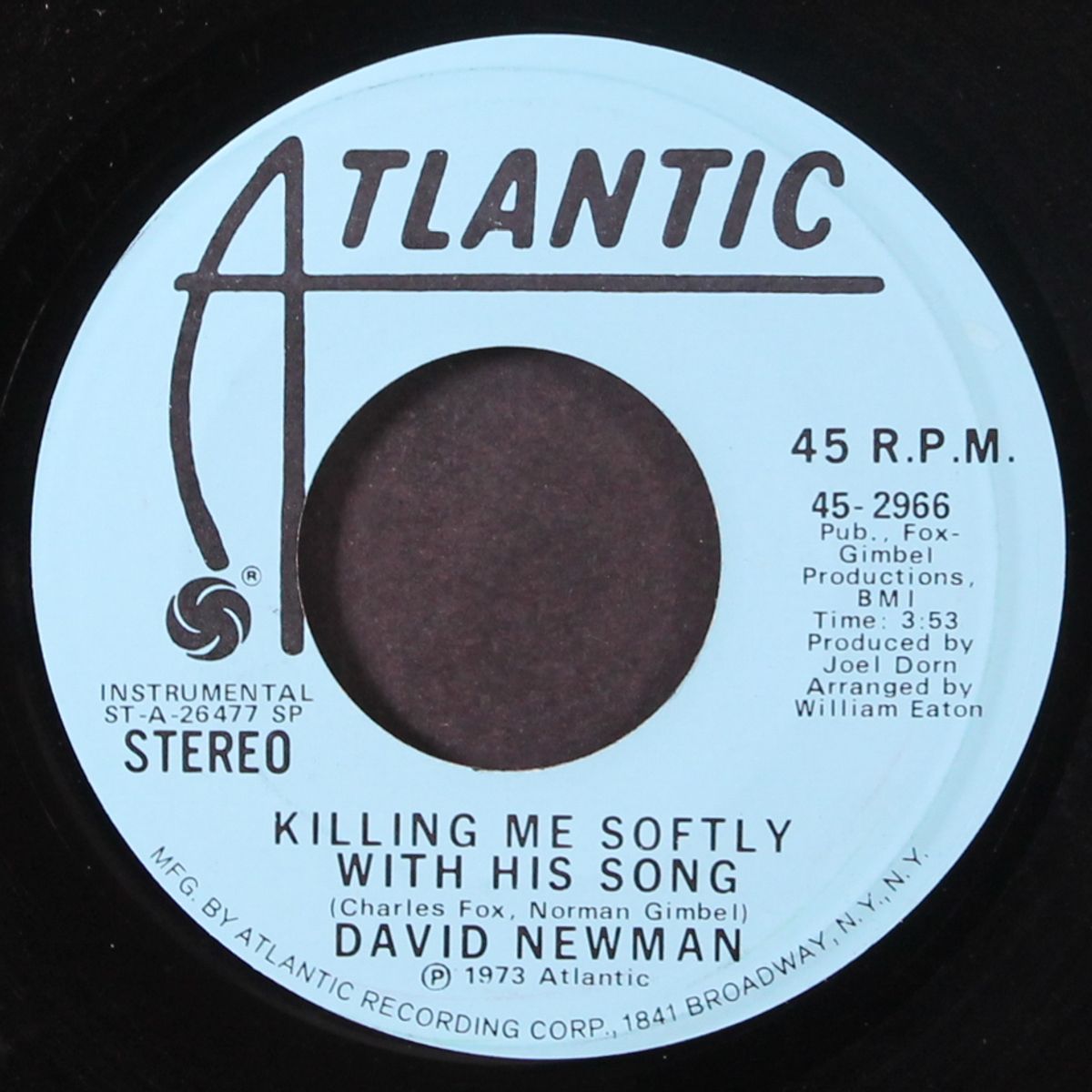 killing me softly with his song / mono by DAVID NEWMAN