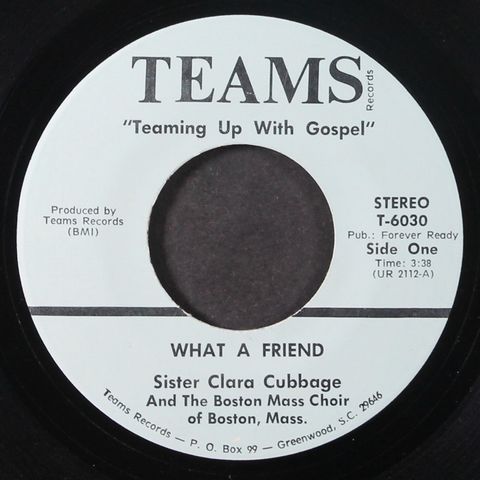 SISTER CLARA CUBBAGE & BOSTON MASS CHOIR