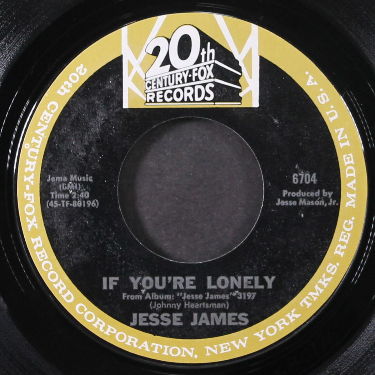 if you're lonely / green power by JESSE JAMES