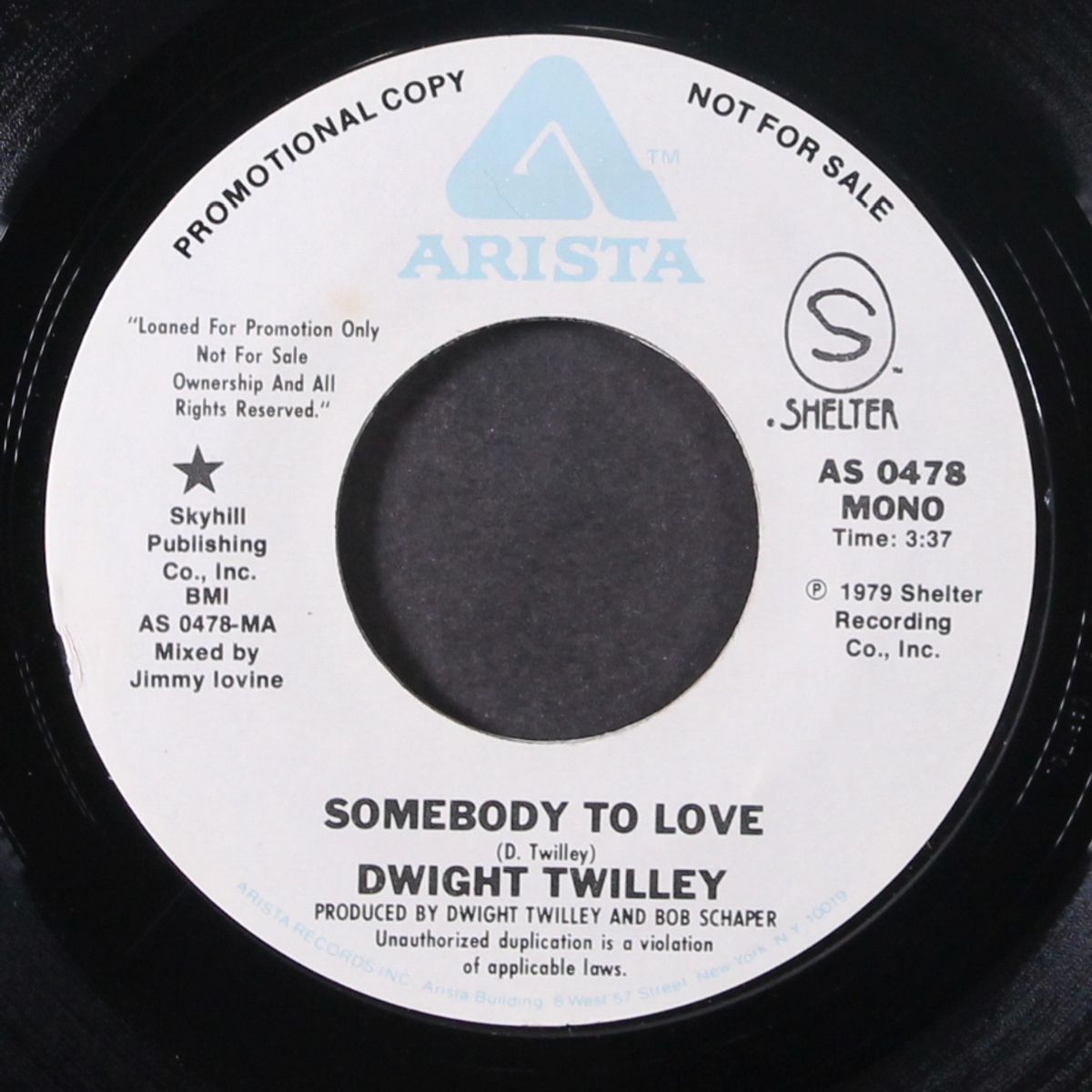 somebody to love / mono by DWIGHT TWILLEY