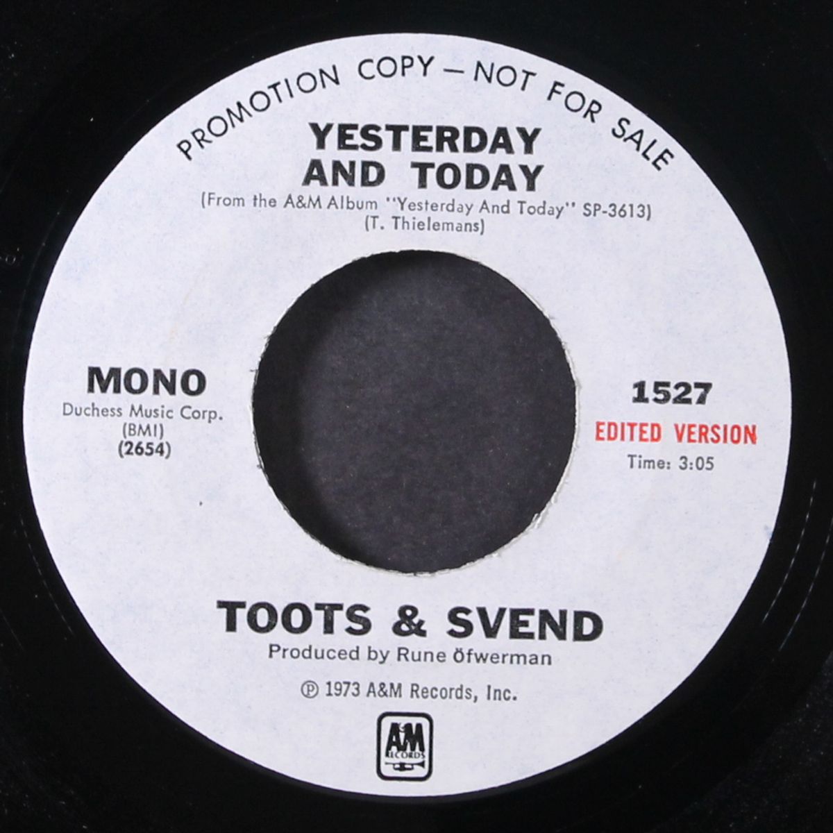 yesterday and today / mono by TOOTS & SVEND
