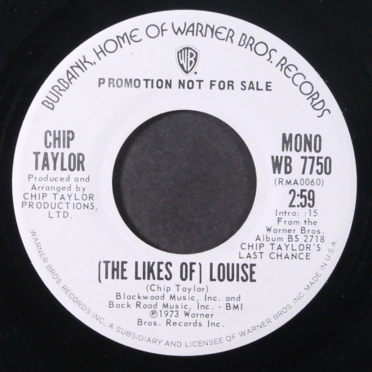 louise / mono by CHIP TAYLOR