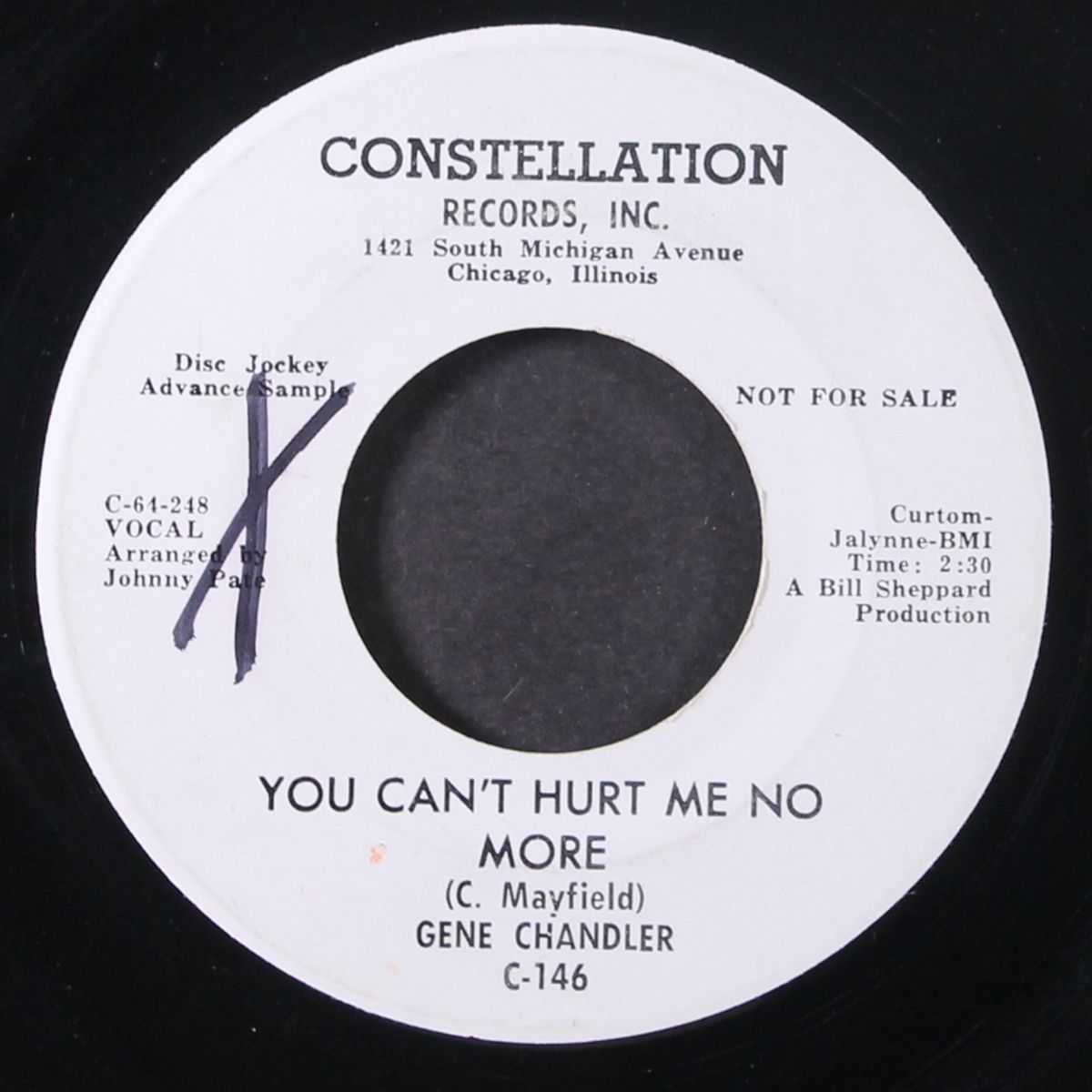 you can't hurt me no more / everybody let's dance by GENE CHANDLER