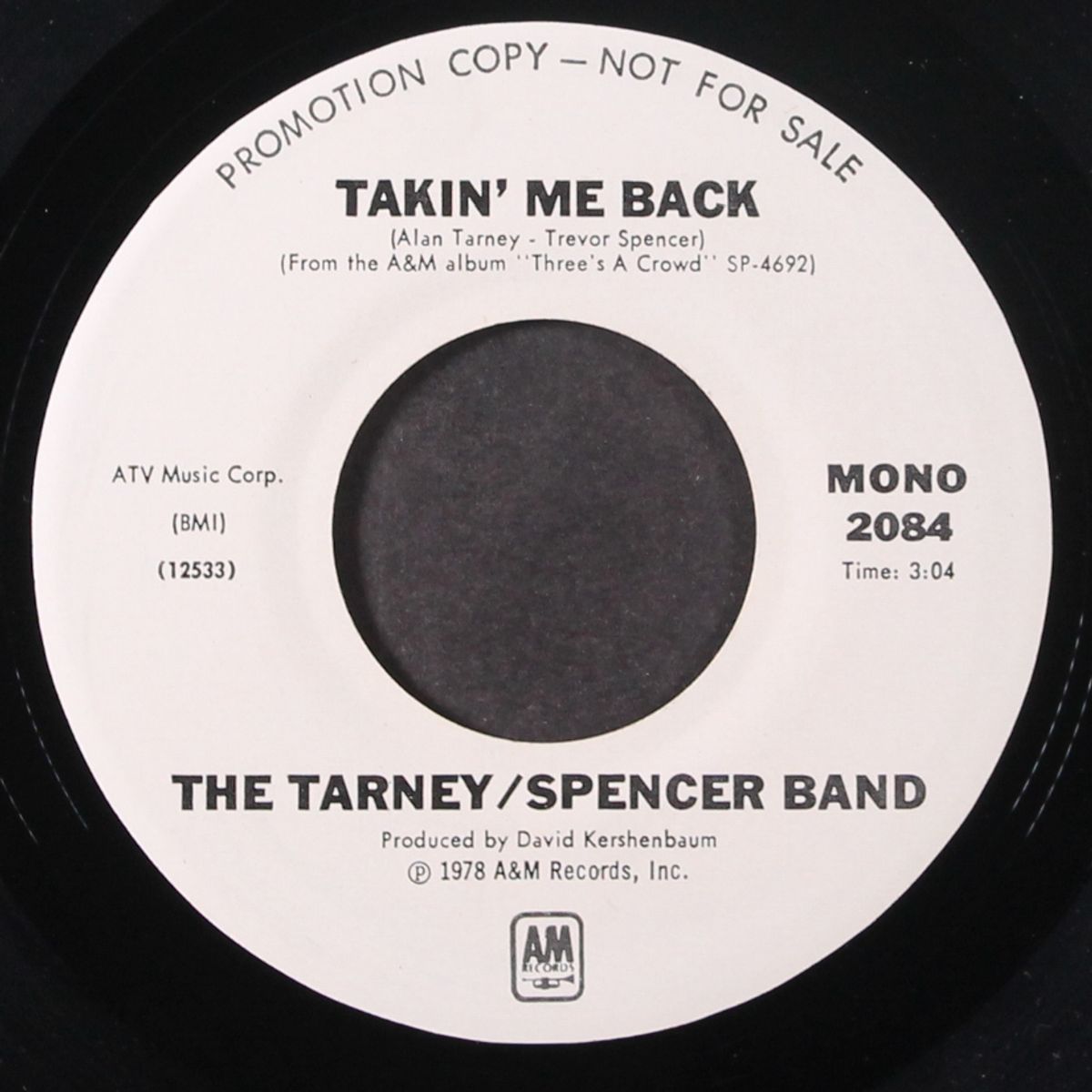 takin' me back / mono by TARNEY/SPENCER BAND
