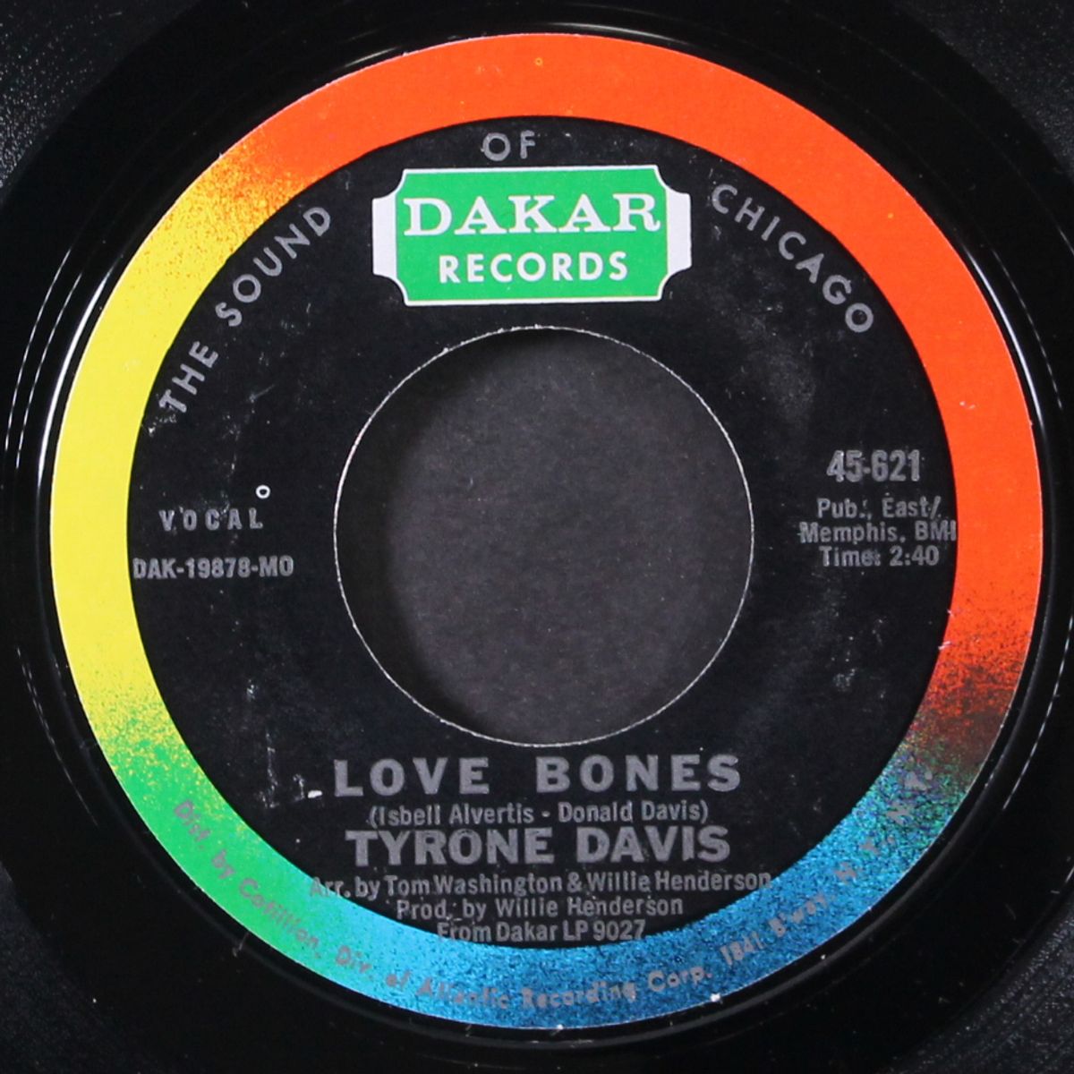 let me back in / love bones by TYRONE DAVIS