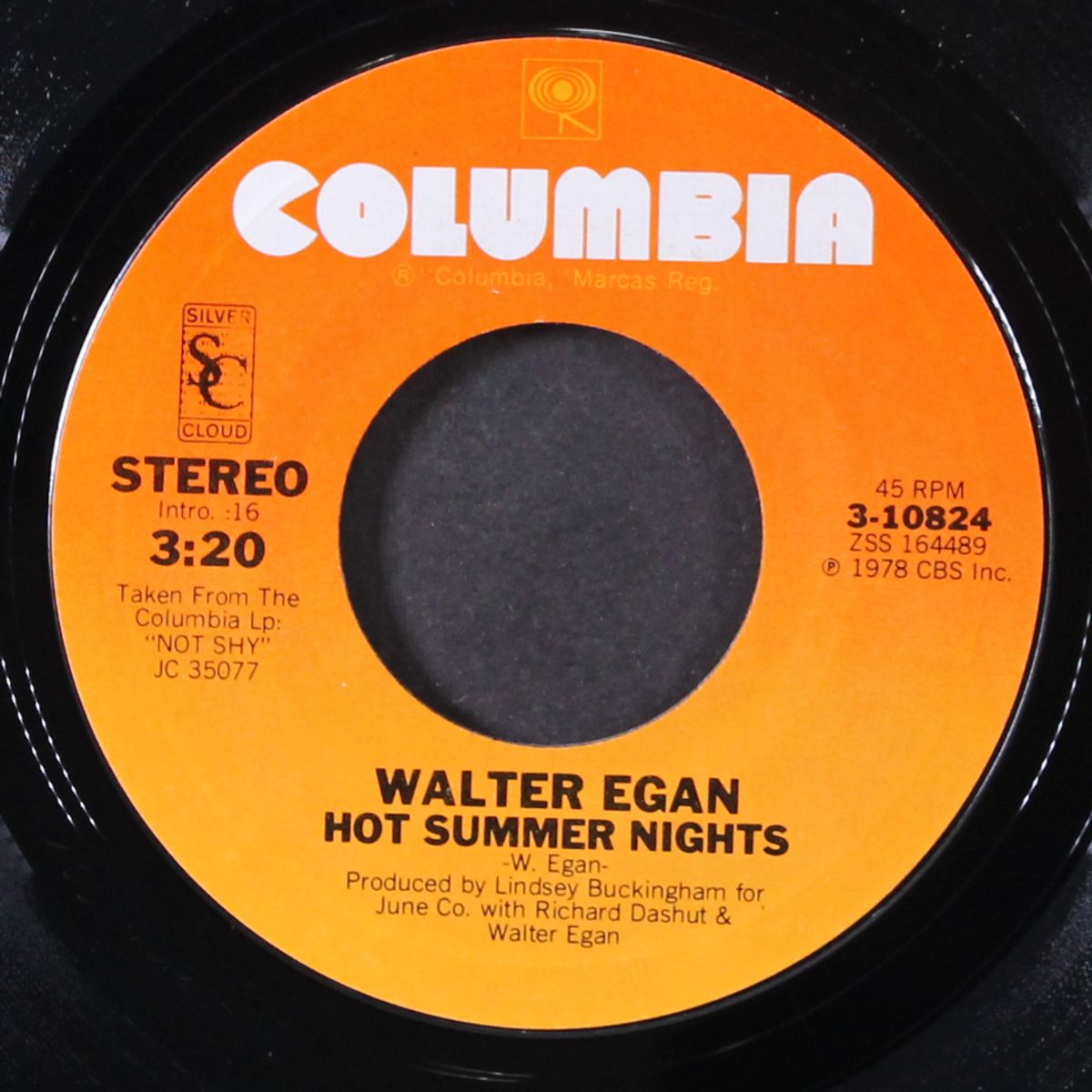 hot summer nights / she's so tough by WALTER EGAN