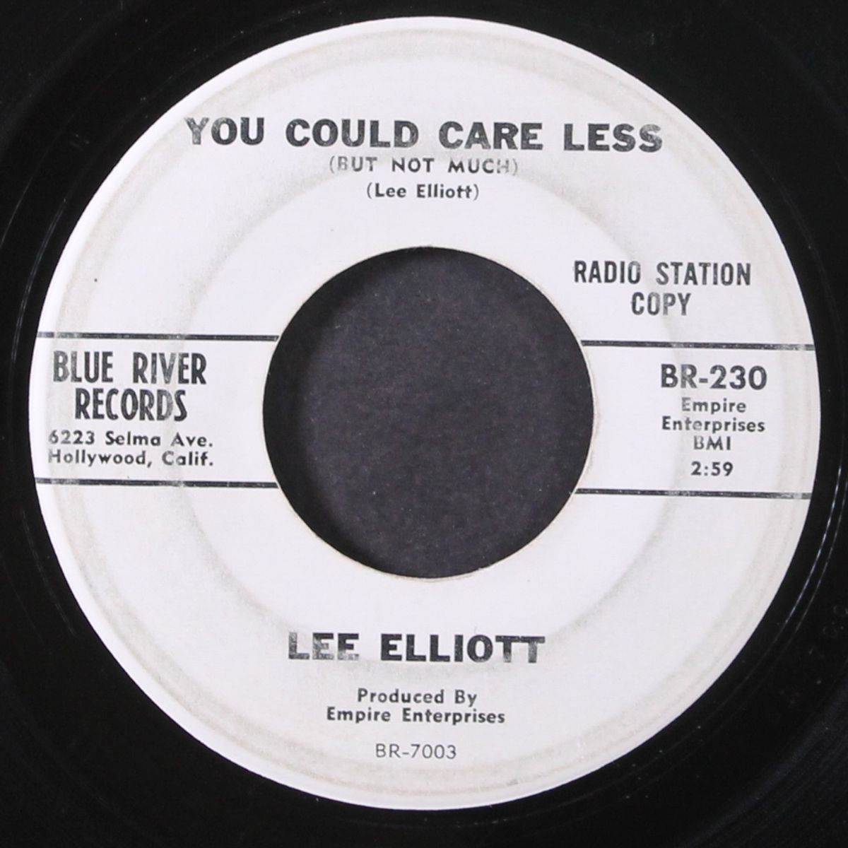 strange brotherhood / you could care less by LEE ELLIOTT