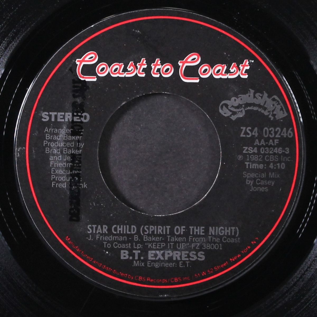 star child / just can't stop dancin' by B.T. EXPRESS