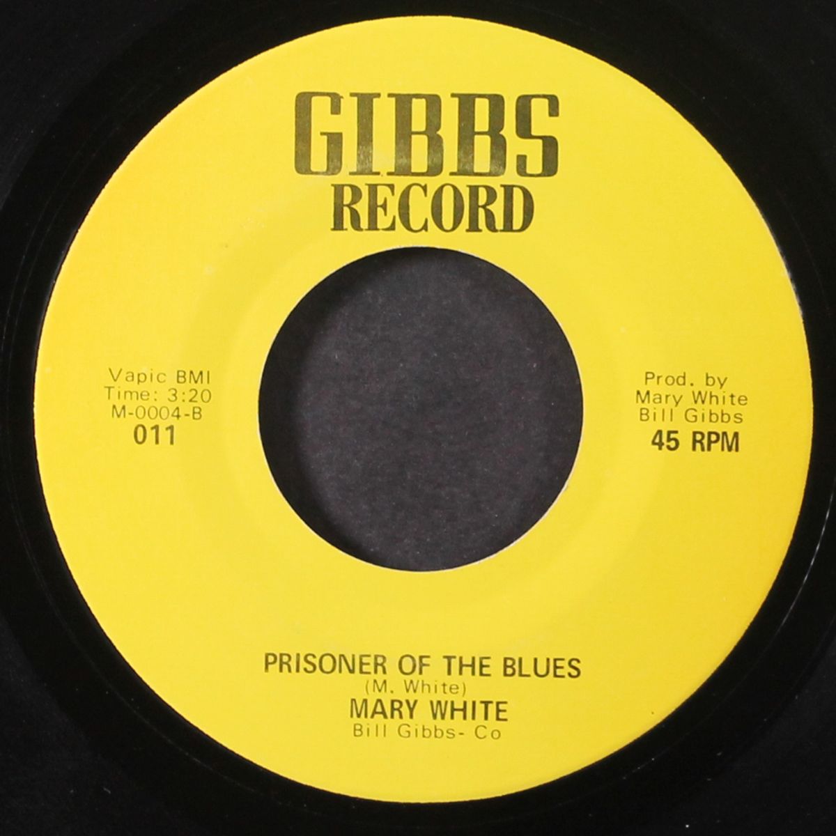 outside love / prisoner of the blues by MARY WHITE