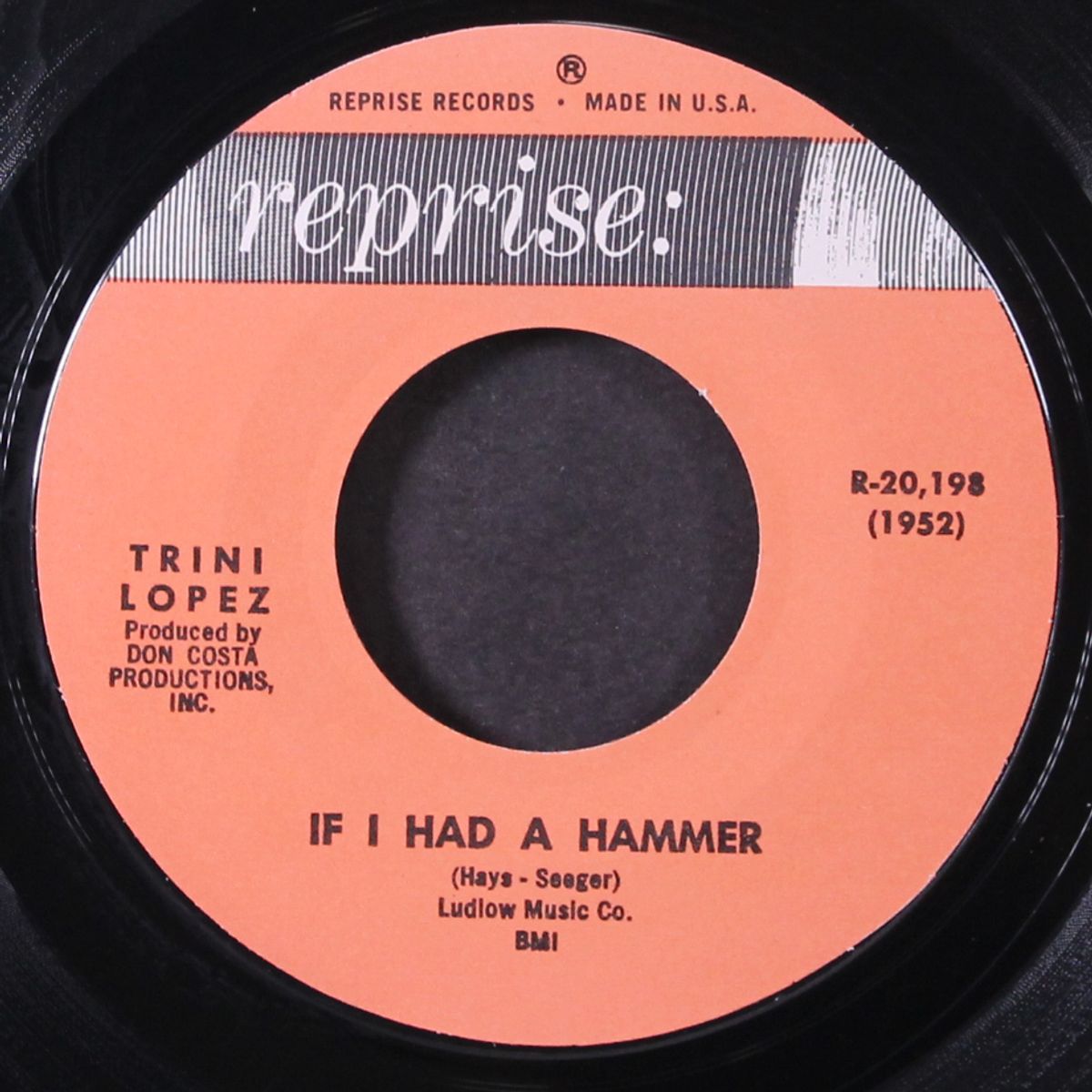if i had a hammer / unchain my heart by TRINI LOPEZ
