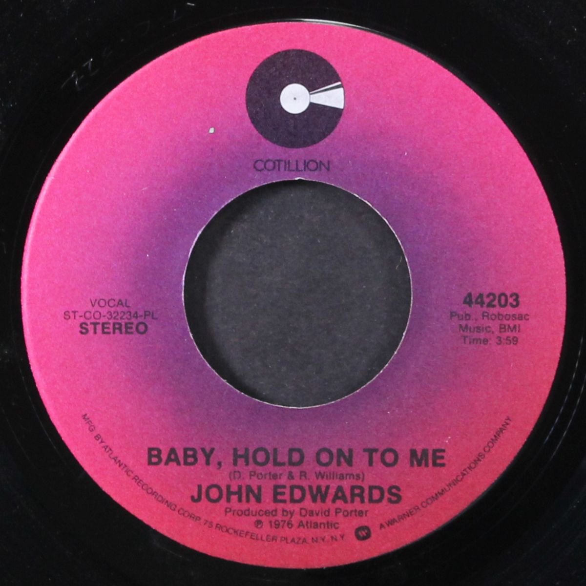the key to my life / baby, hold on to me by JOHN EDWARDS