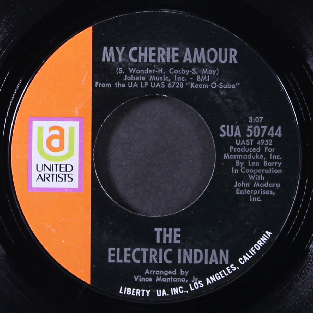 geronimo / my cherie amour by ELECTRIC INDIAN
