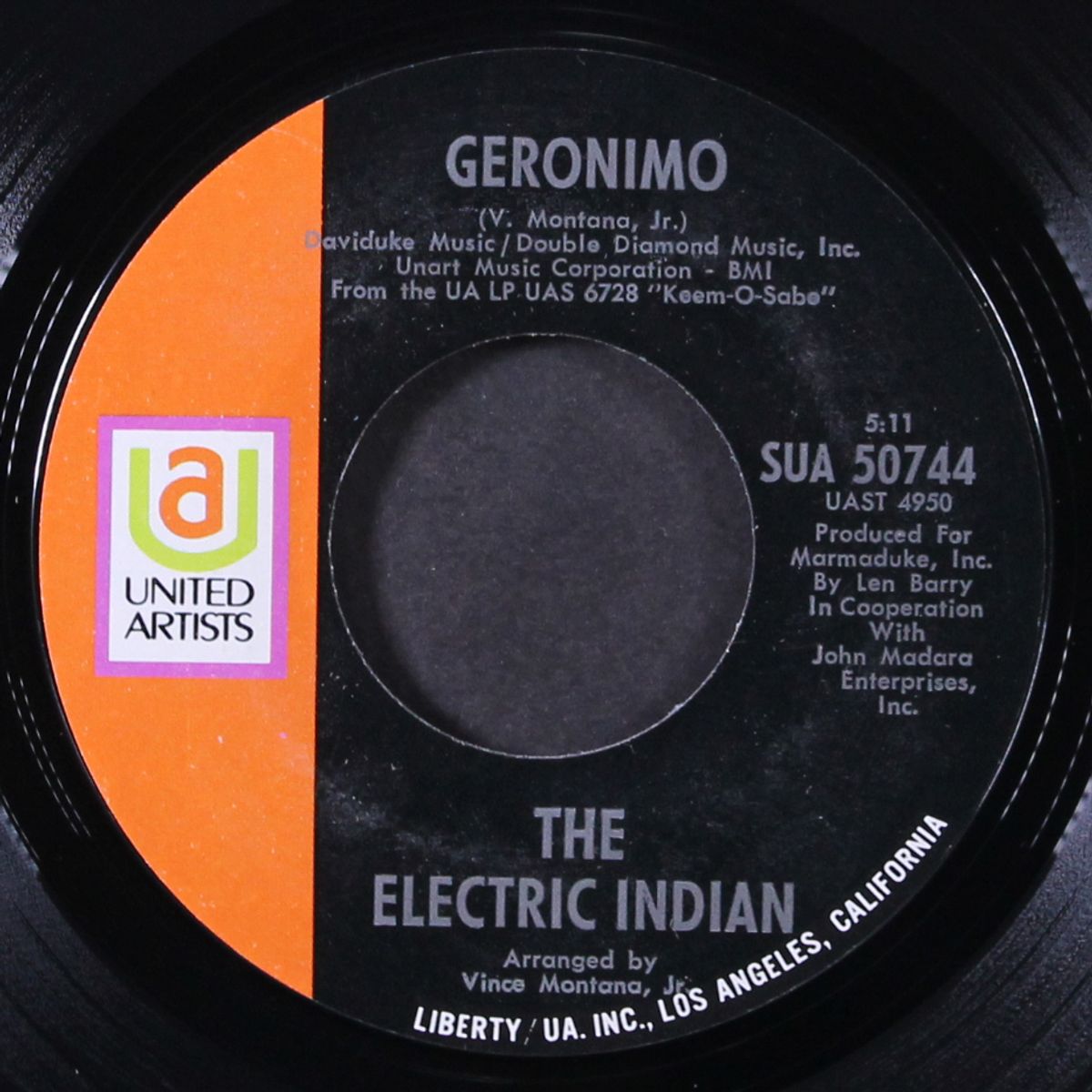 geronimo / my cherie amour by ELECTRIC INDIAN