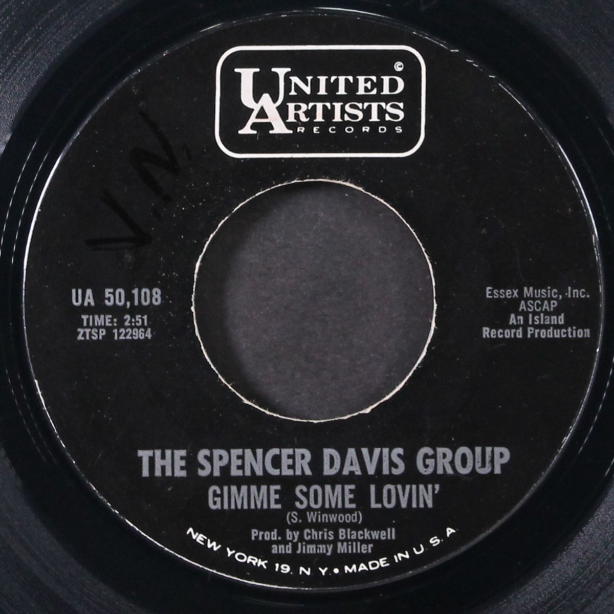 gimme some lovin' / blues in f by SPENCER DAVIS GROUP