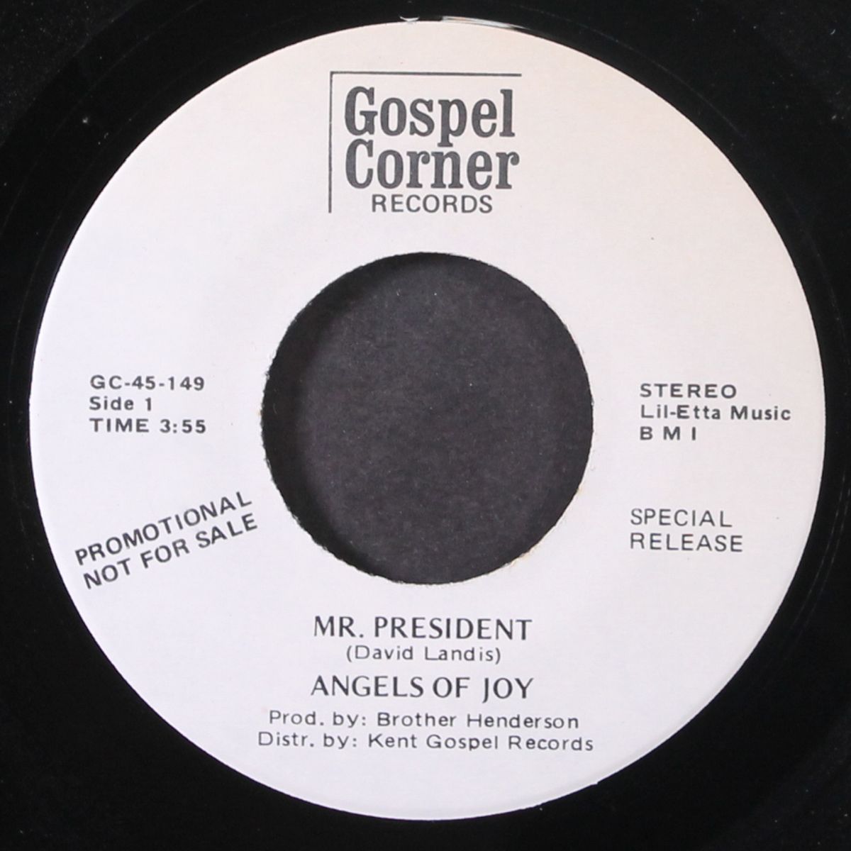 mr. president / don't let the devil fool you by ANGELS OF JOY
