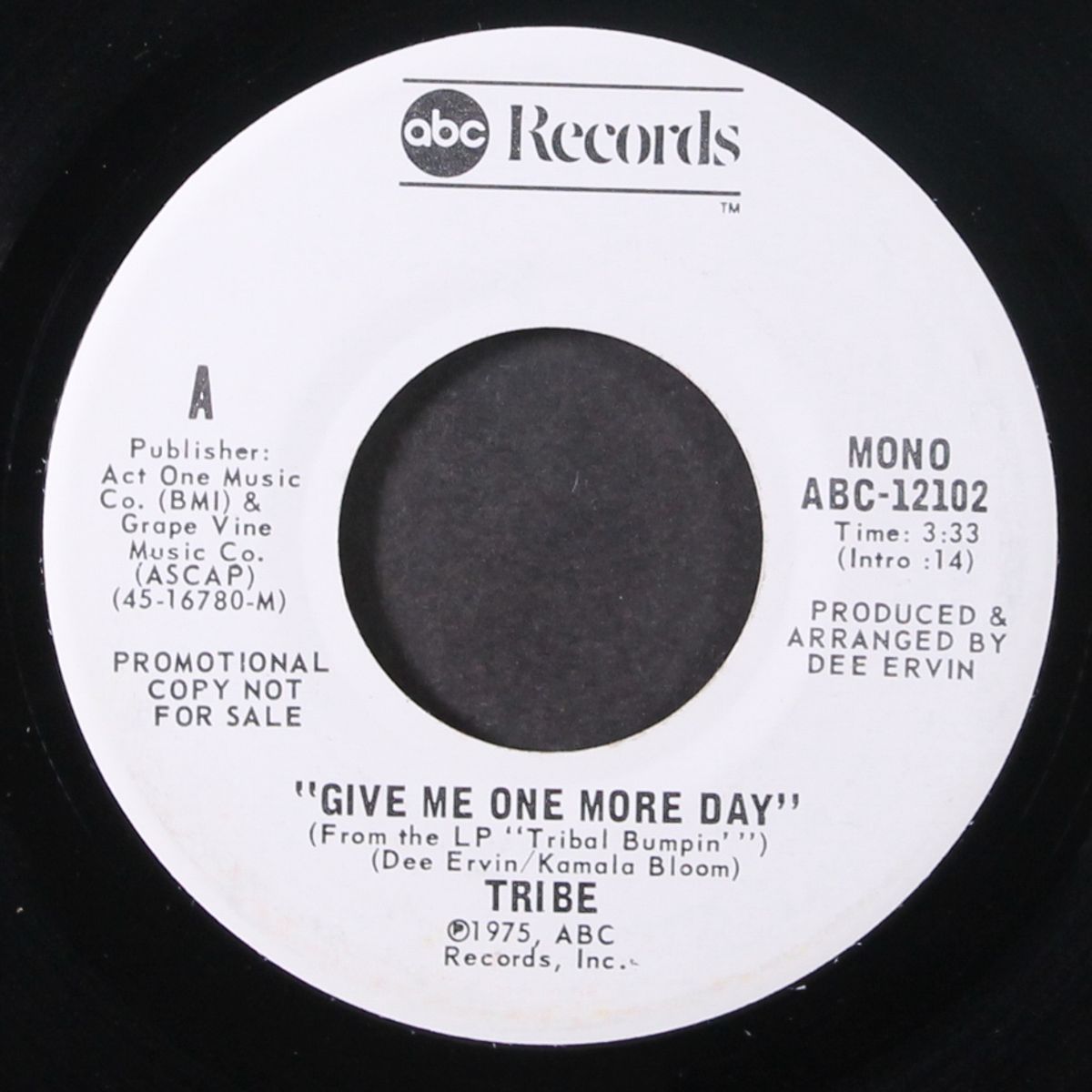 give me one more day / mono by TRIBE