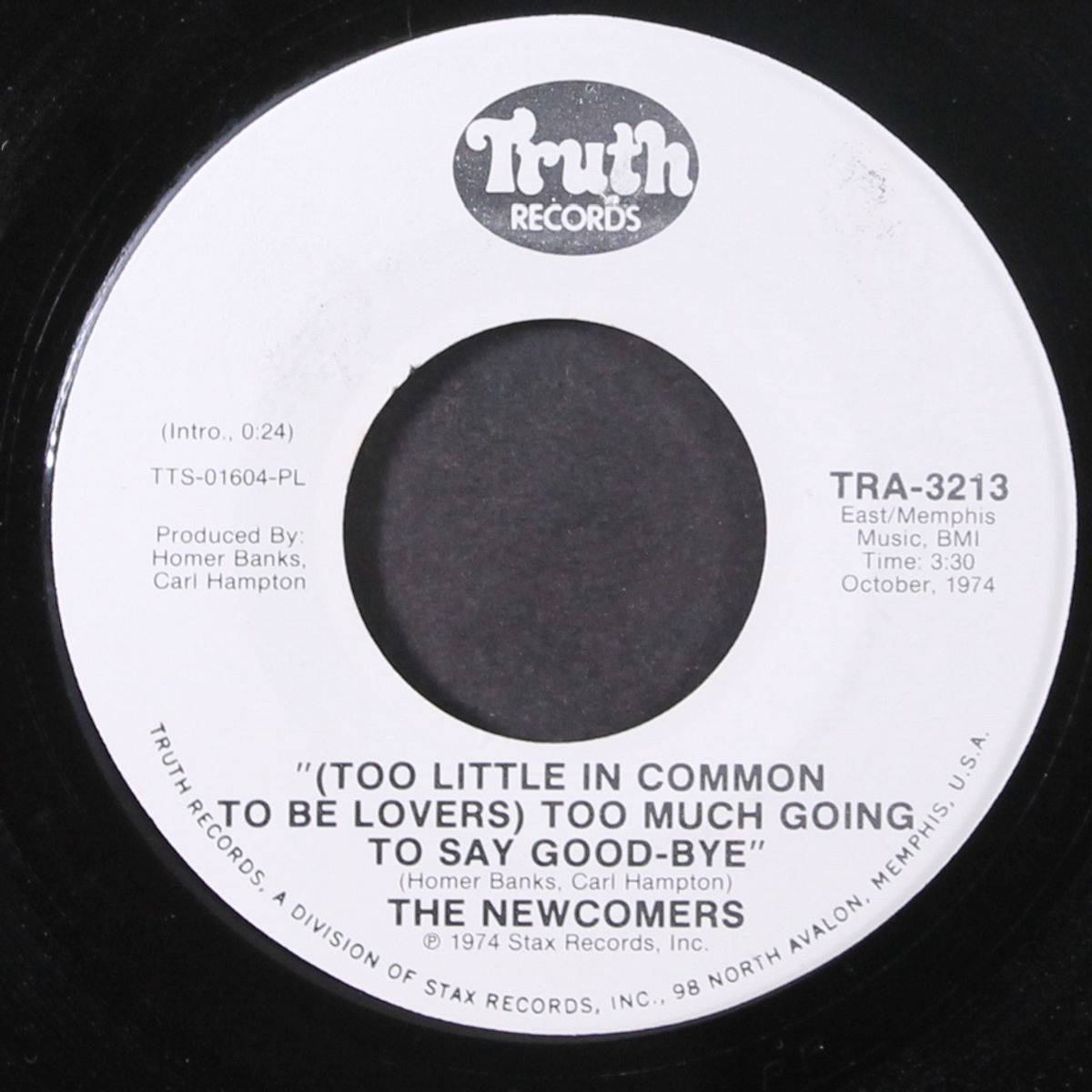 too much going to say good-bye by NEWCOMERS