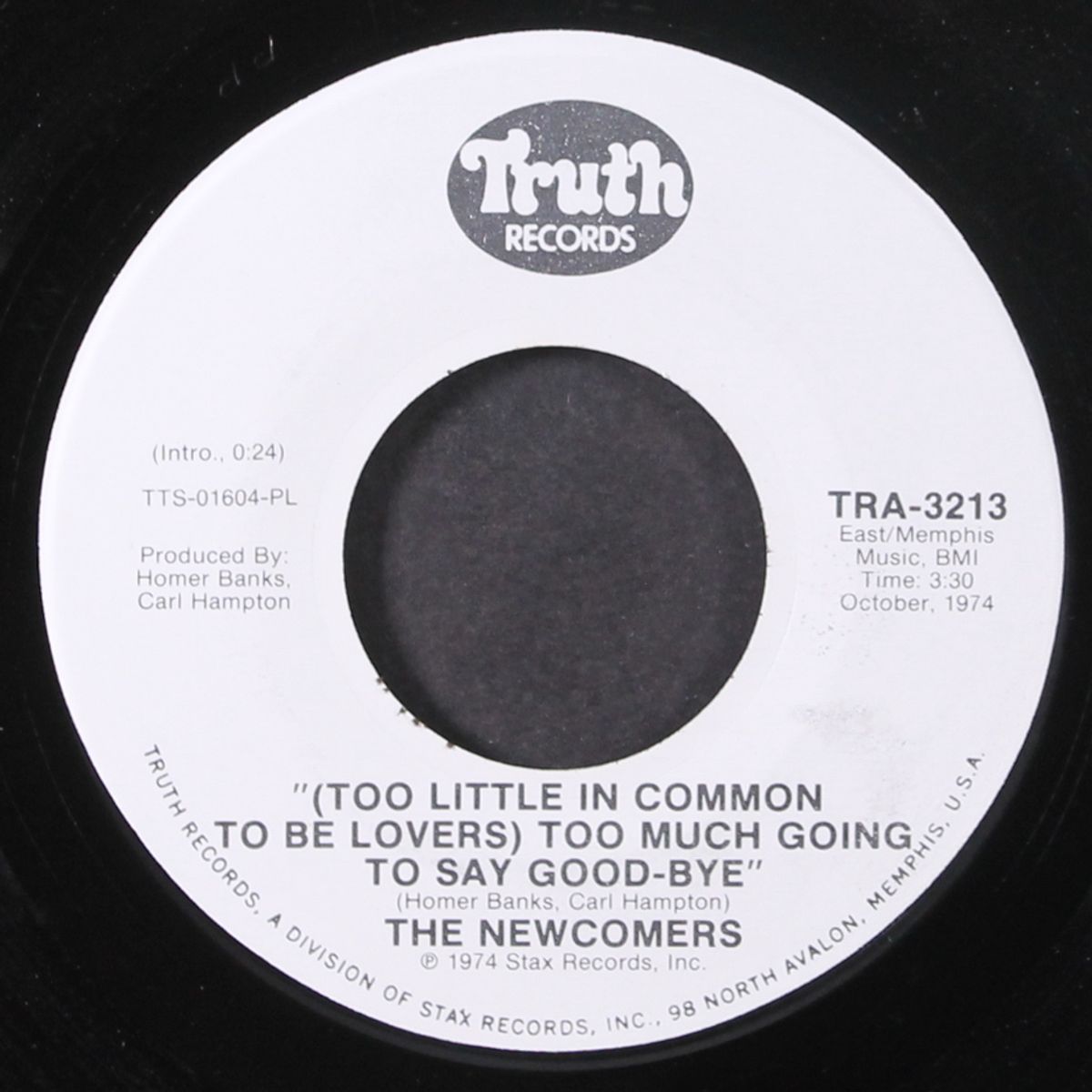 too much going to say good-bye by NEWCOMERS
