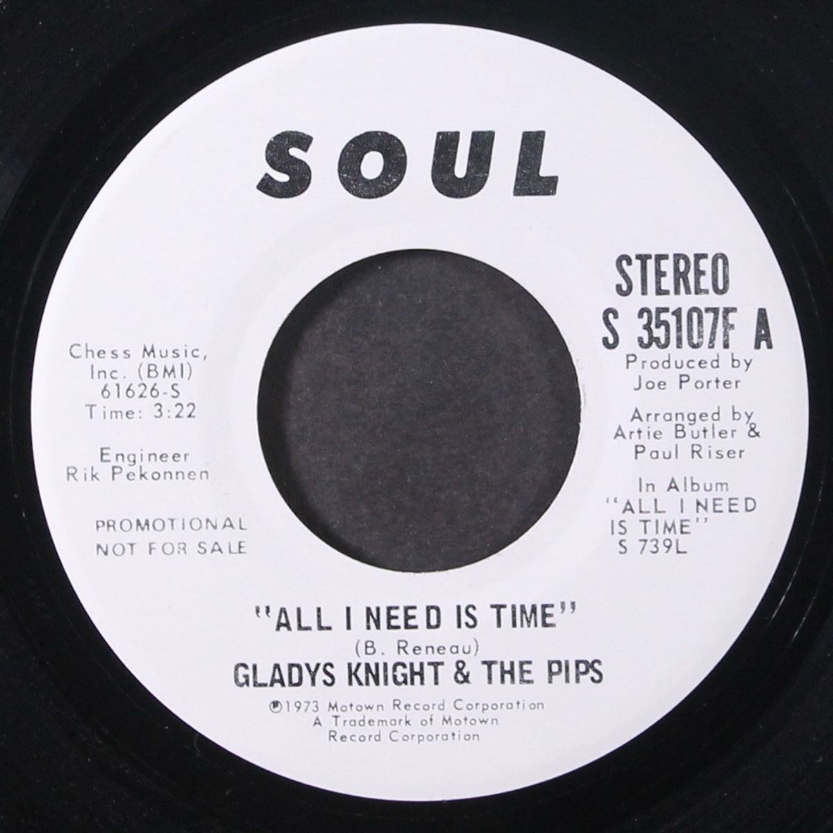 all i need is time / mono by GLADYS KNIGHT & PIPS