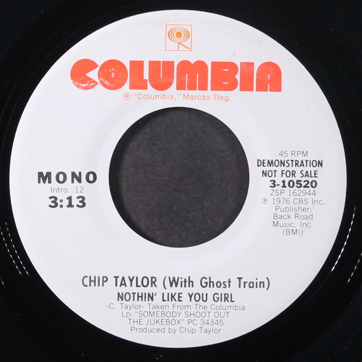 nothin' like you girl / mono by CHIP TAYLOR & GHOST TRAIN