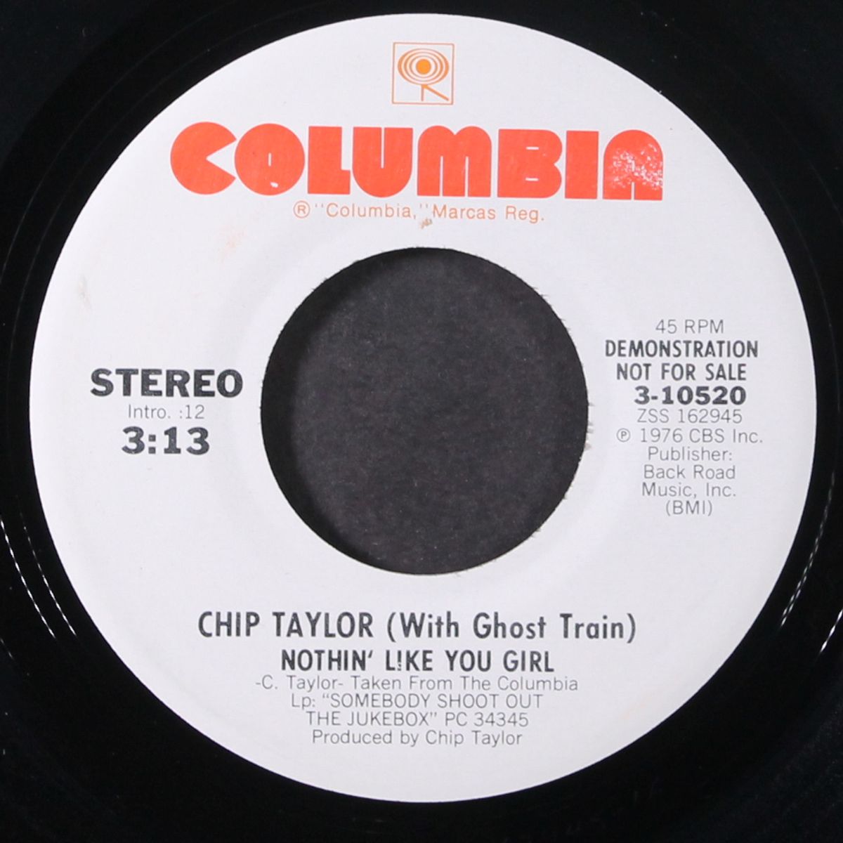 nothin' like you girl / mono by CHIP TAYLOR & GHOST TRAIN