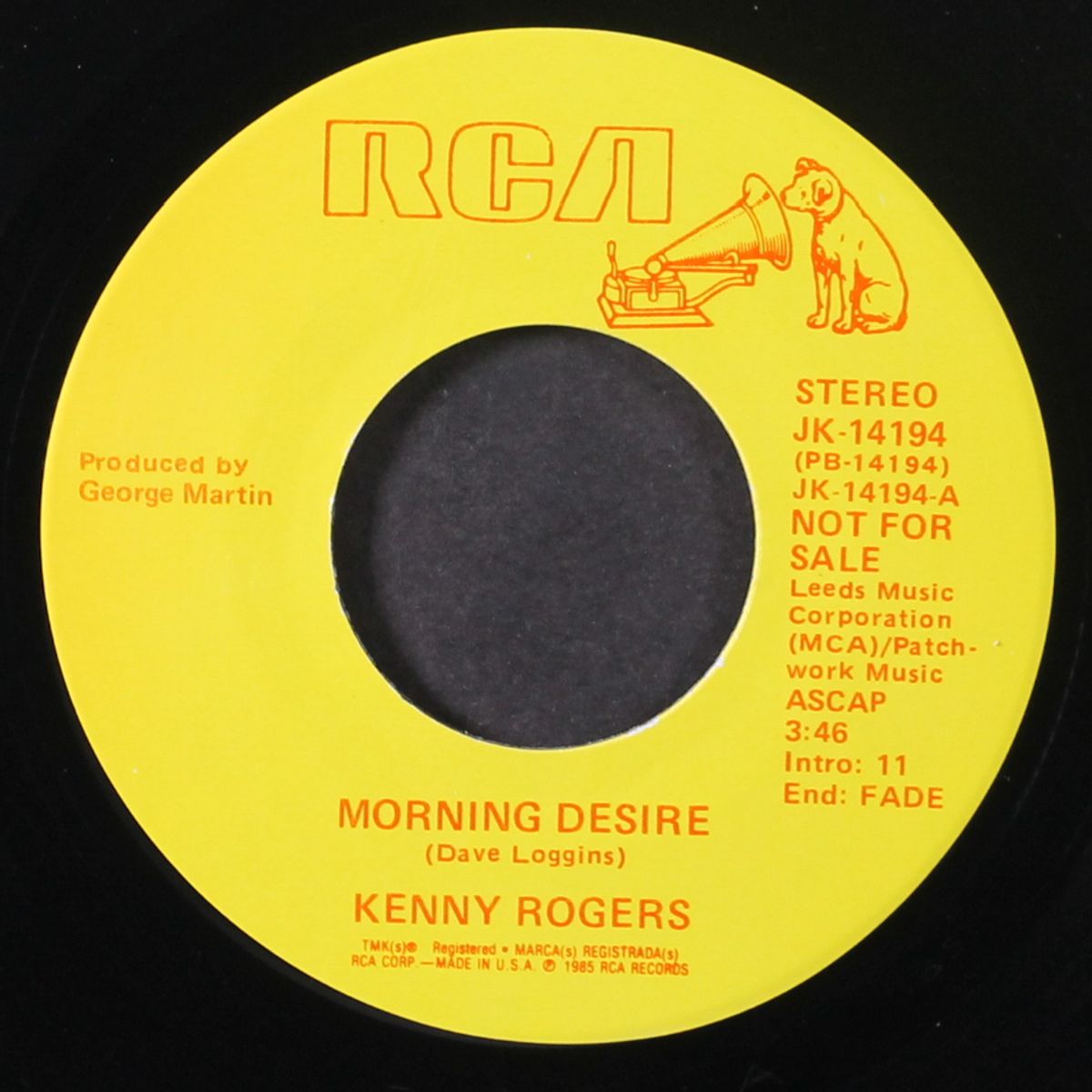 morning desire / same by KENNY ROGERS