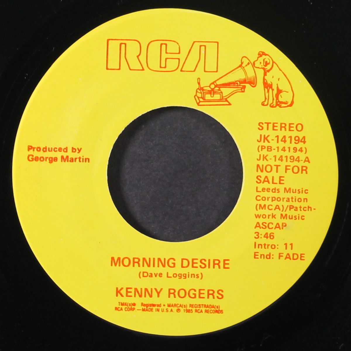 morning desire / same by KENNY ROGERS