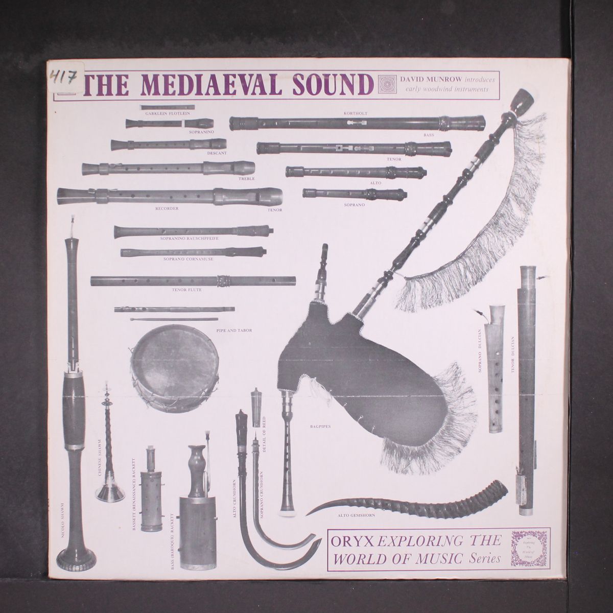 mediaeval sound by DAVID MUNROW