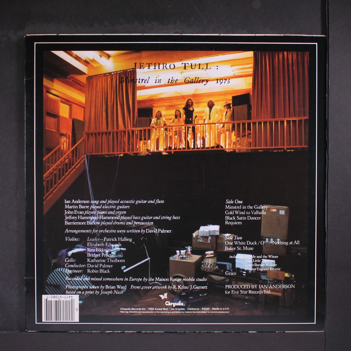 minstrel in the gallery by JETHRO TULL