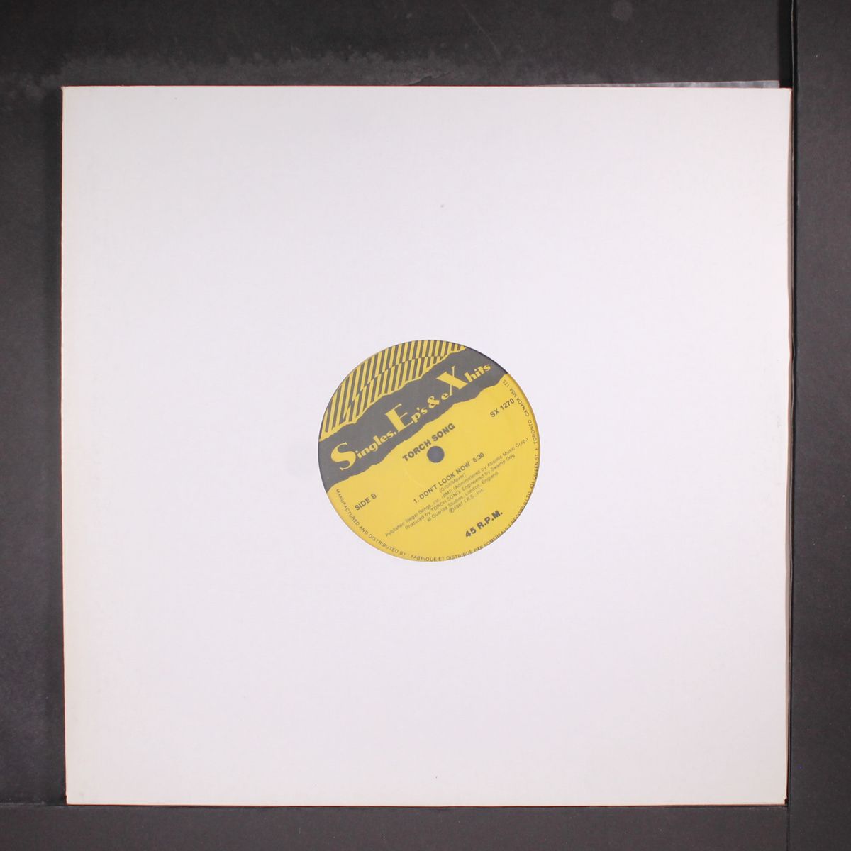 prepare to energize / don't look now by TORCH SONG
