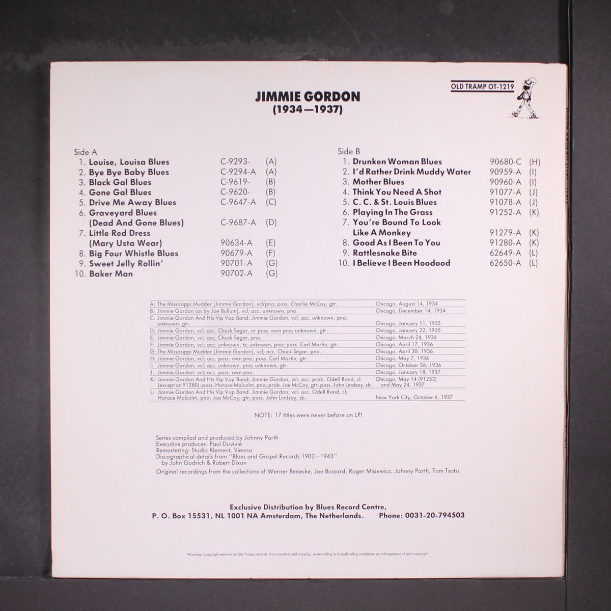 1934-37 by JIMMIE GORDON