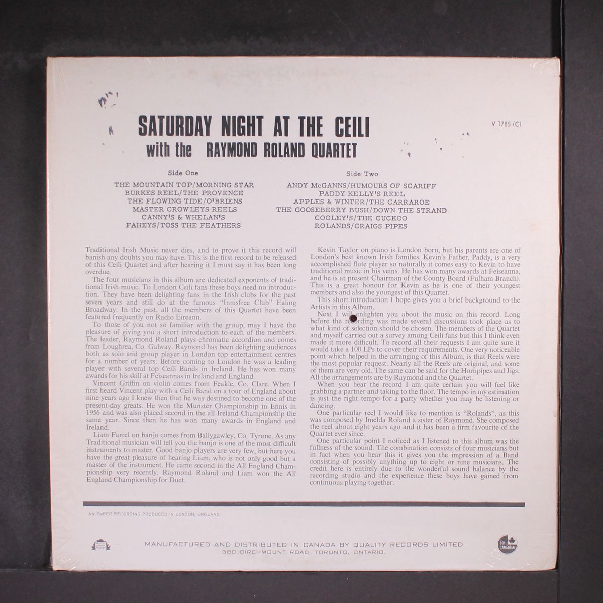 saturday night at the ceili by RAYMOND ROLAND