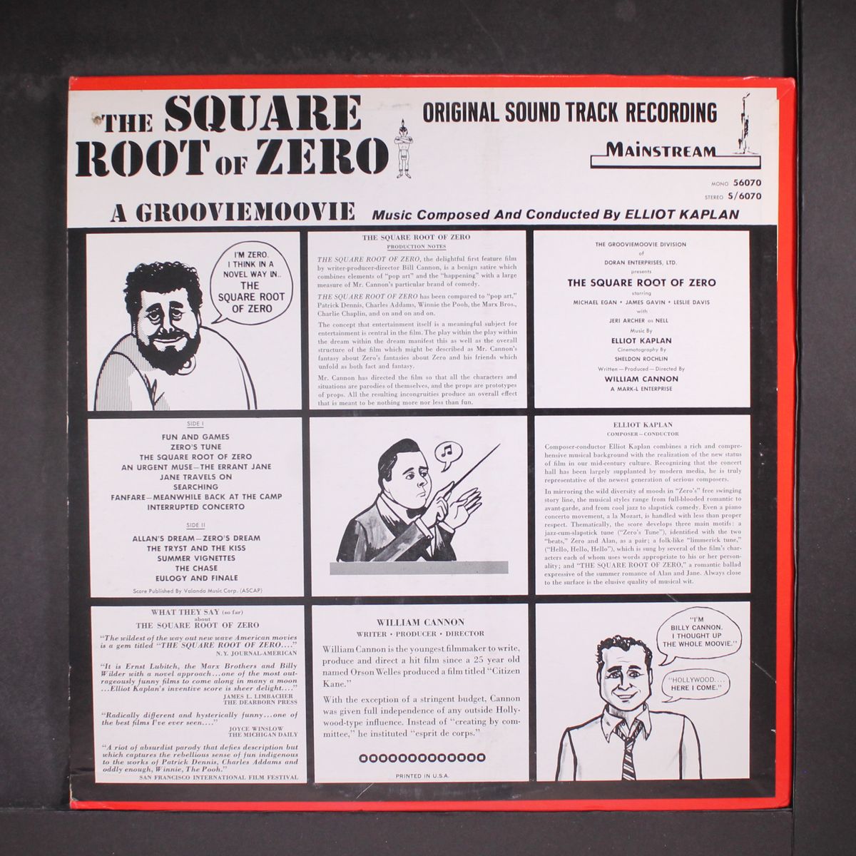 square root of zero by ORIGINAL CAST