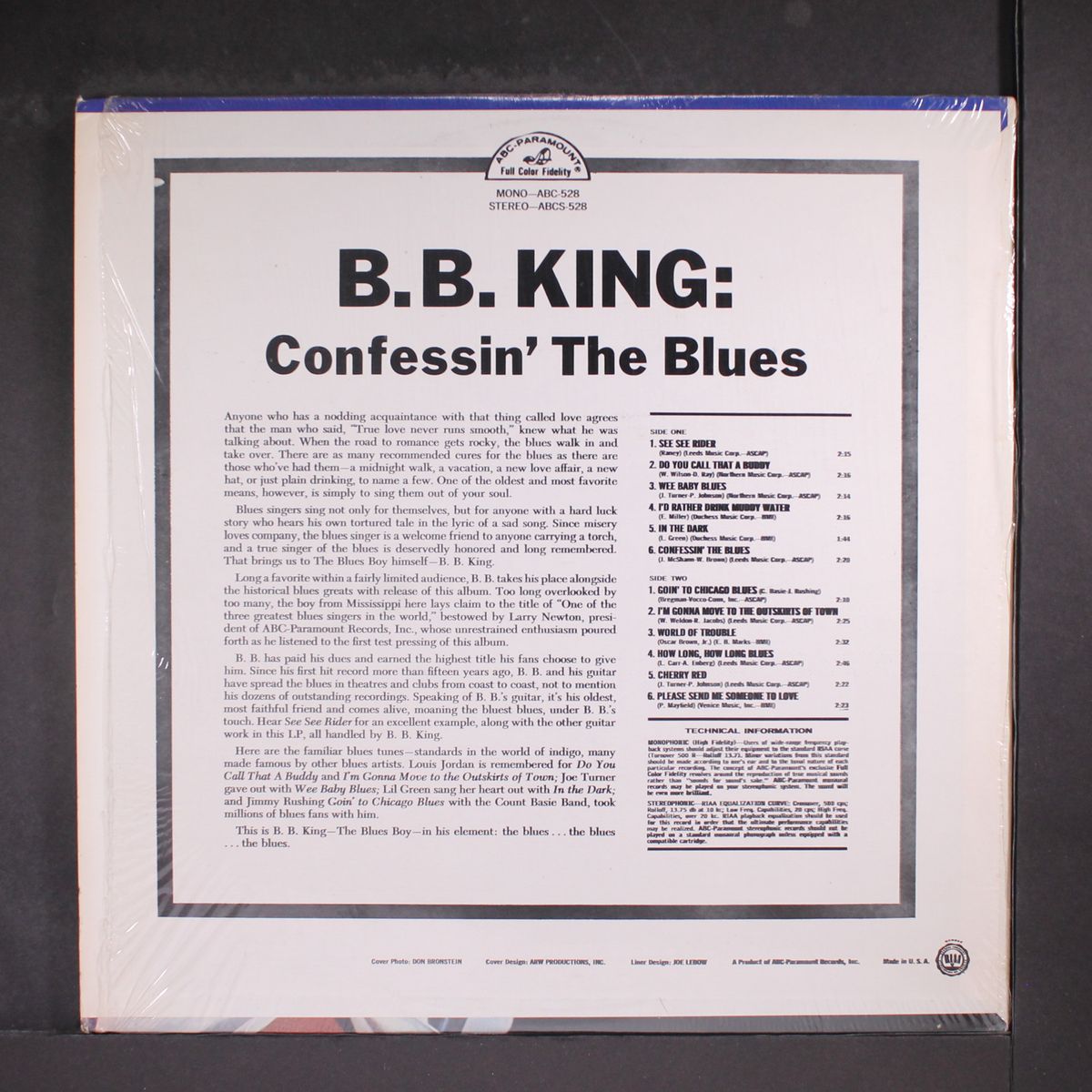 confessin' the blues by B.B. KING