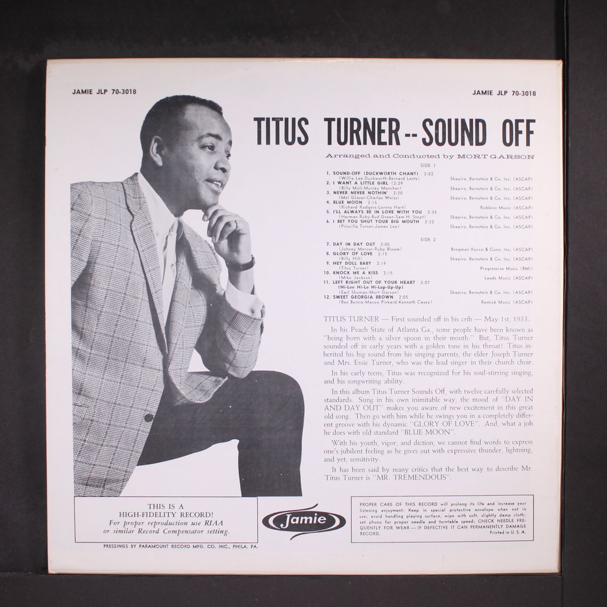sound off by TITUS TURNER