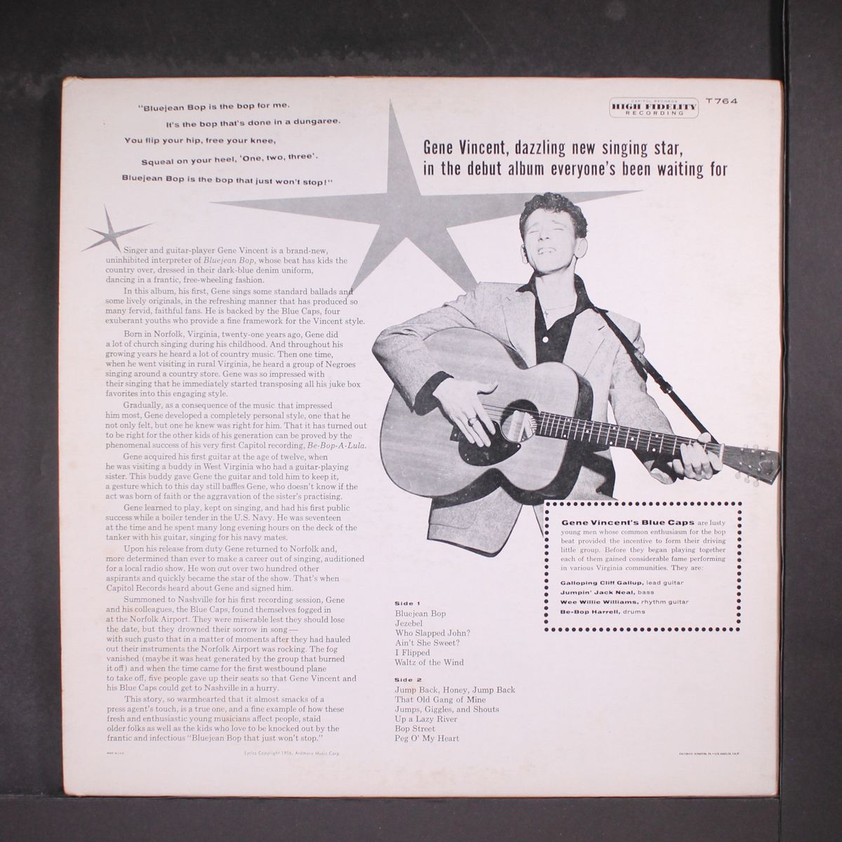 bluejean bop! by GENE VINCENT & HIS BLUE CAPS