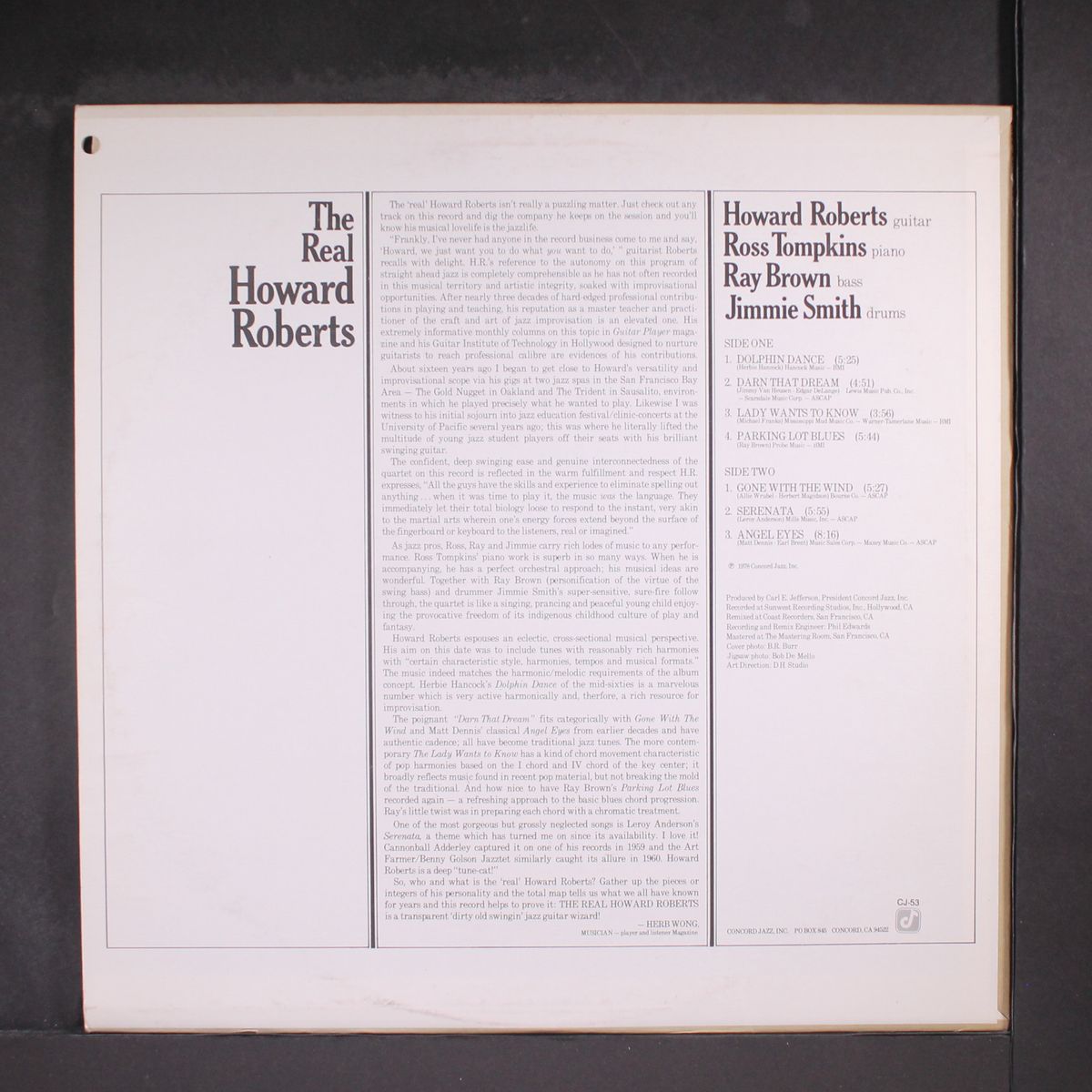 the real howard roberts by HOWARD ROBERTS